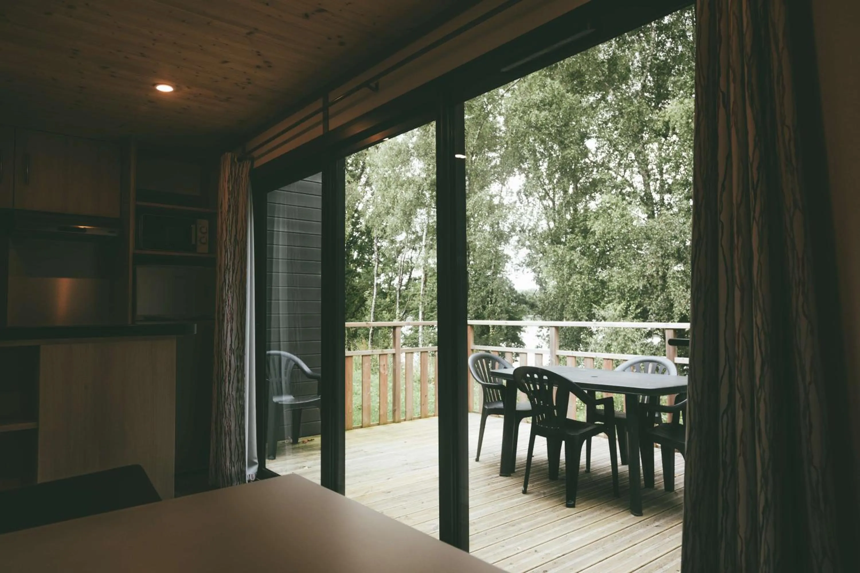 Balcony/Terrace in Terres de France - Le Domaine du Moulin Neuf