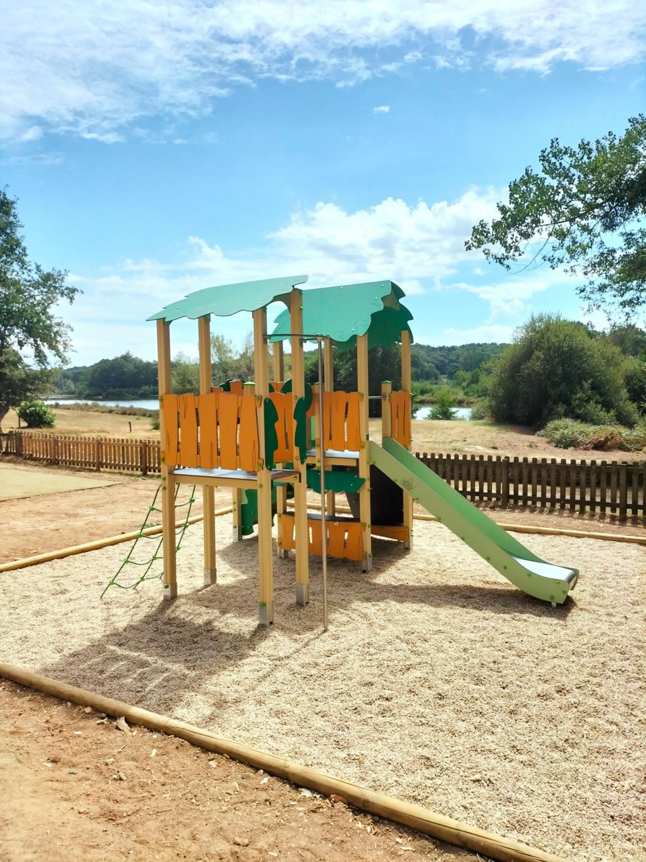 Children play ground in Terres de France - Le Domaine du Moulin Neuf