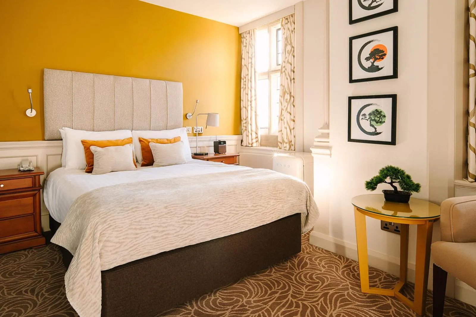 Bedroom, Bed in Fanhams Hall, Exclusive Collection