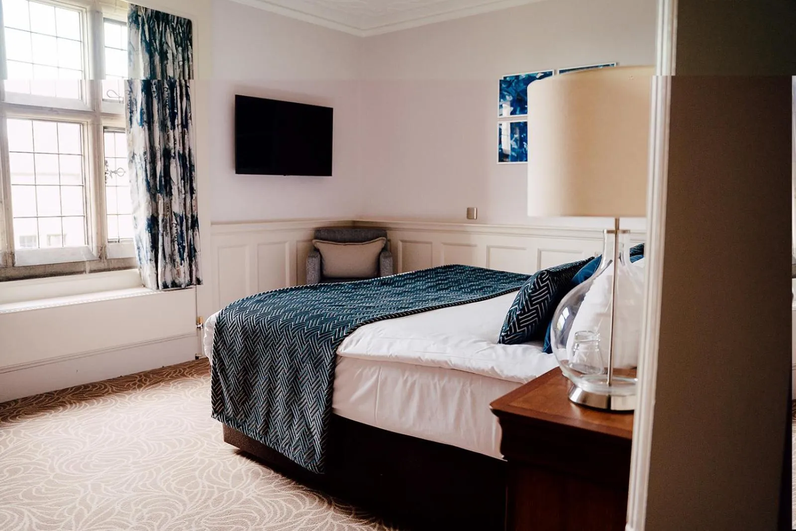 Bedroom, Bed in Fanhams Hall, Exclusive Collection