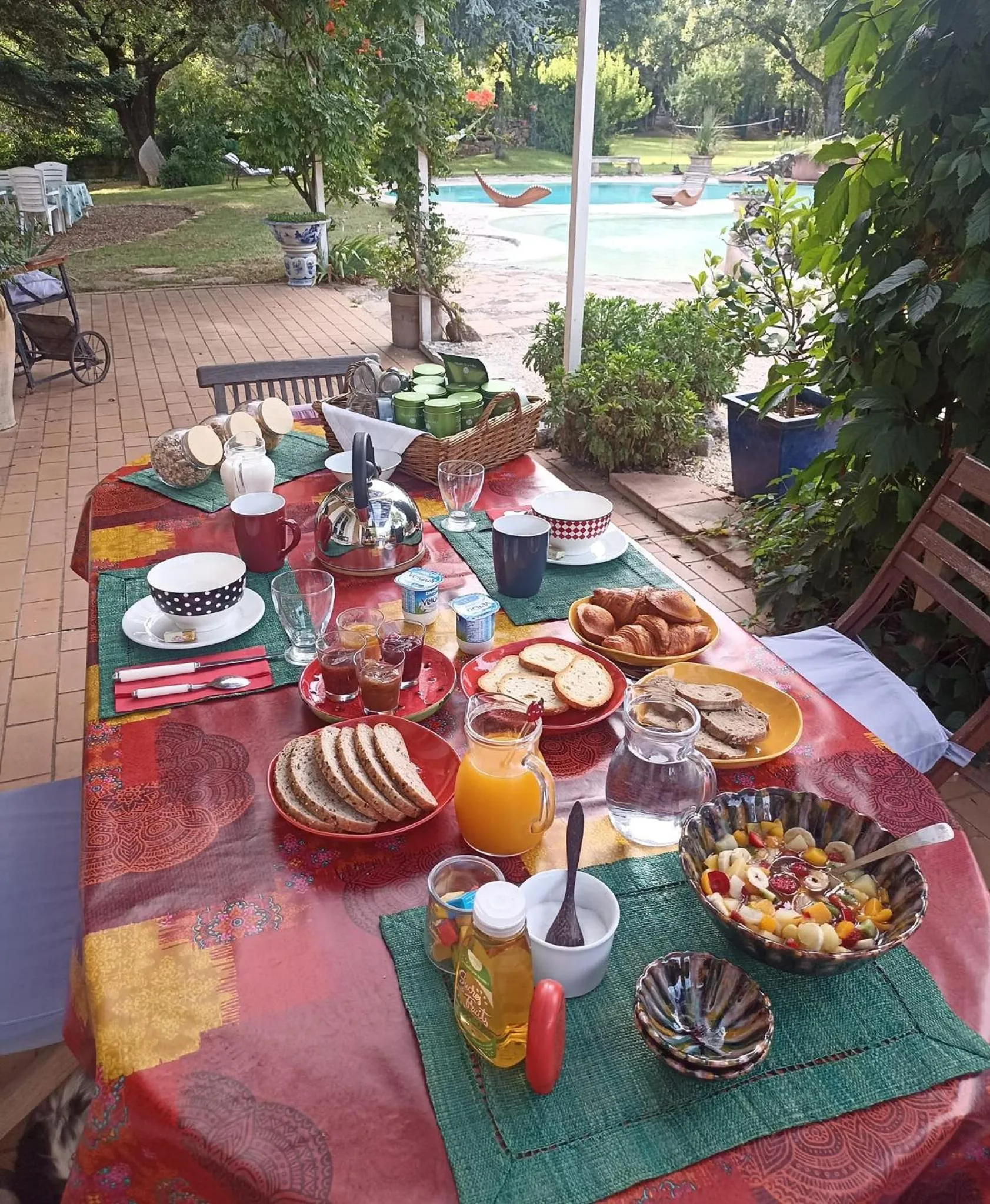 Breakfast in Le Fer en Cèze