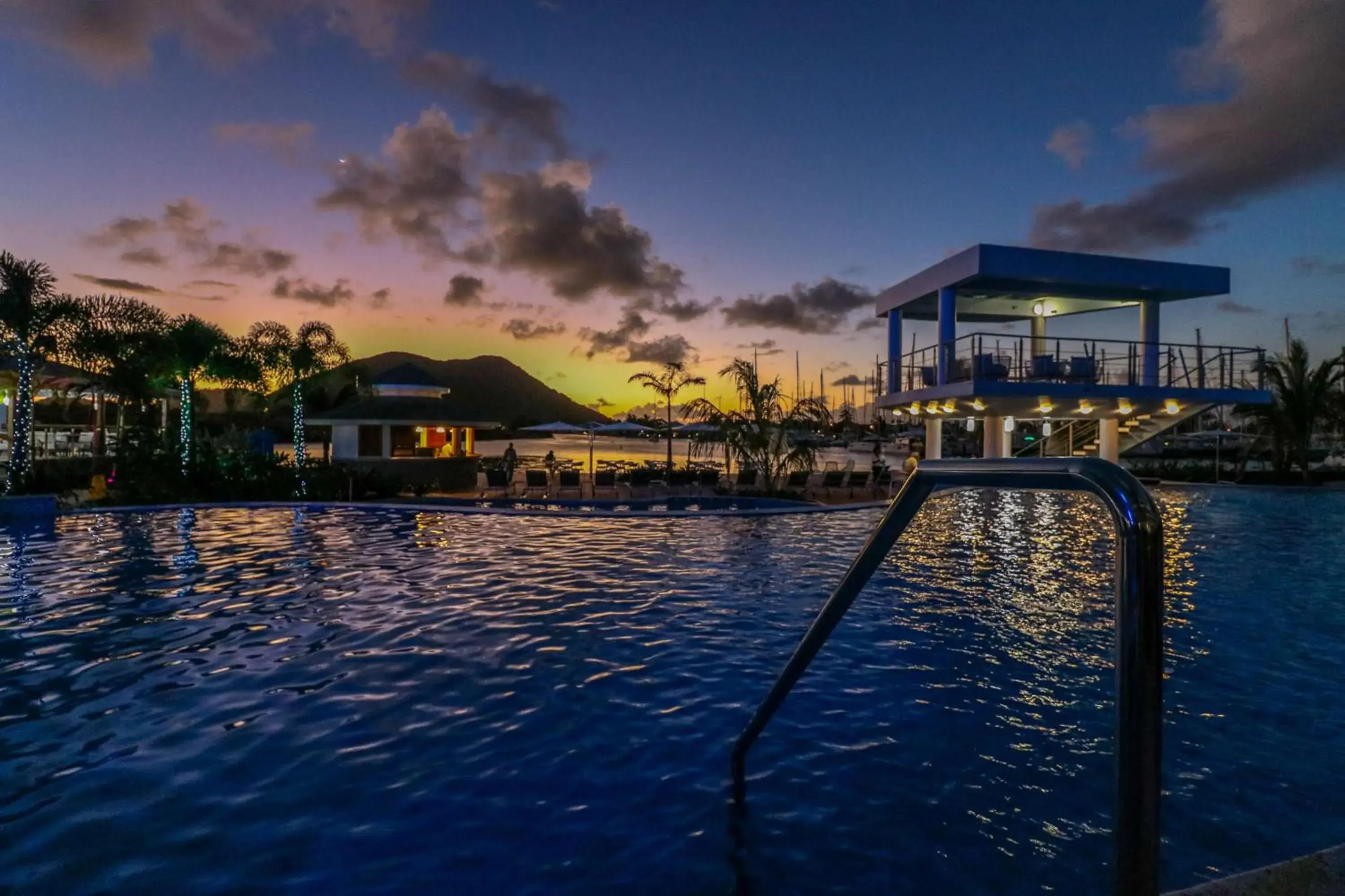 Pool view in Harbor Club St Lucia, Curio Collection by Hilton Pool view in Harbor Club St Lucia, Curio Collection by Hilton