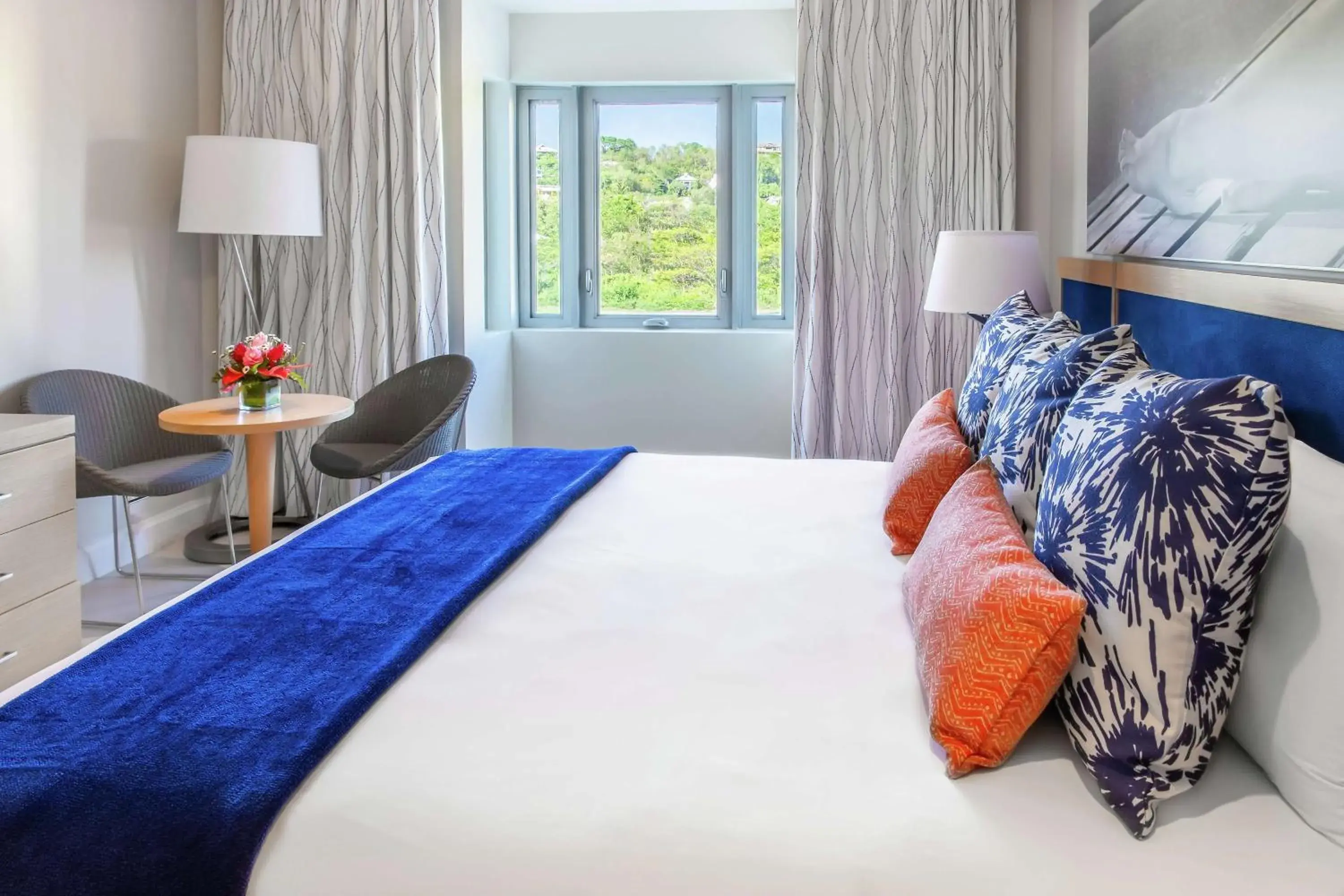 Bed in Harbor Club St Lucia, Curio Collection by Hilton Bed in Harbor Club St Lucia, Curio Collection by Hilton