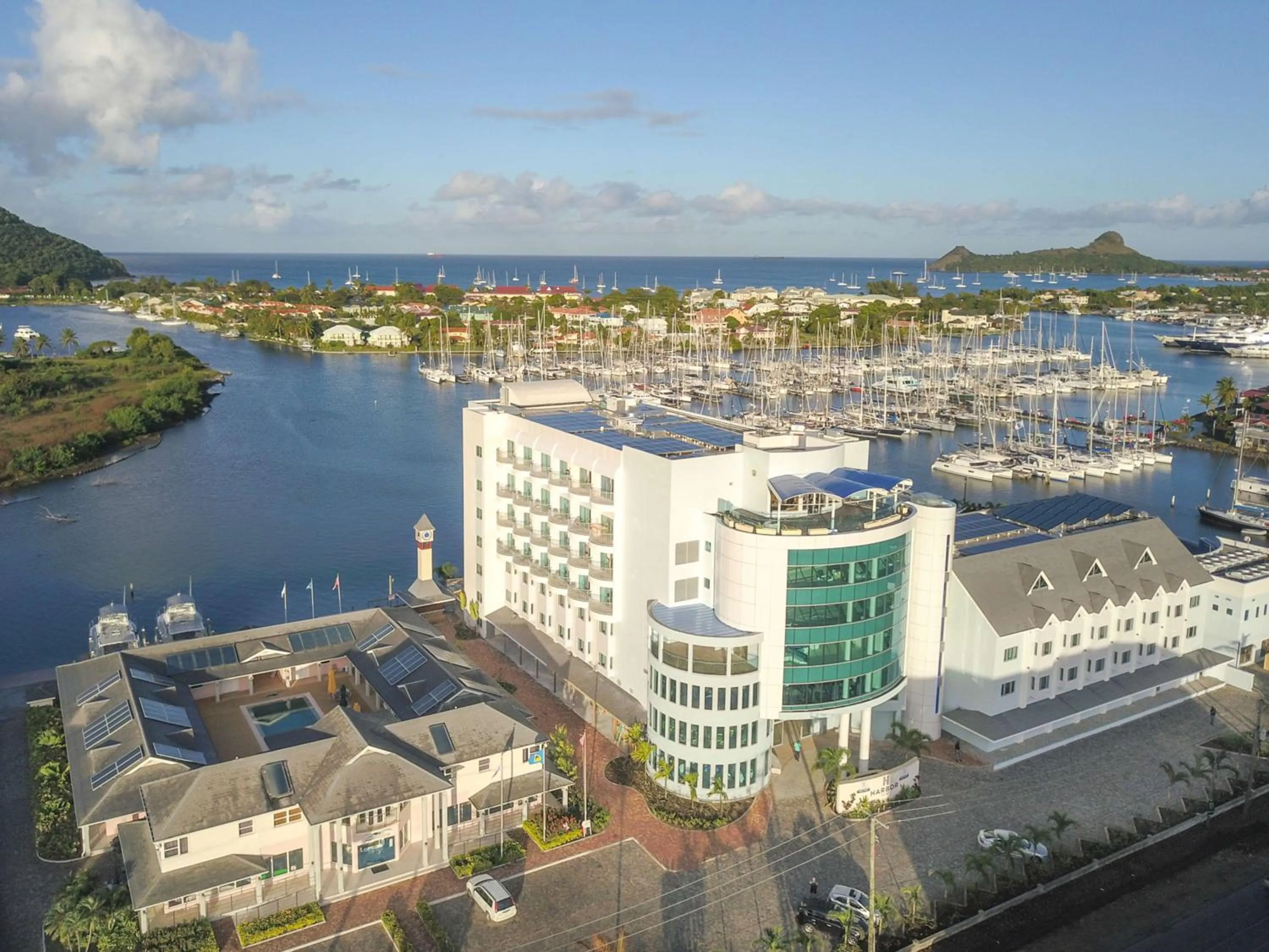 Property building in Harbor Club St Lucia, Curio Collection by Hilton