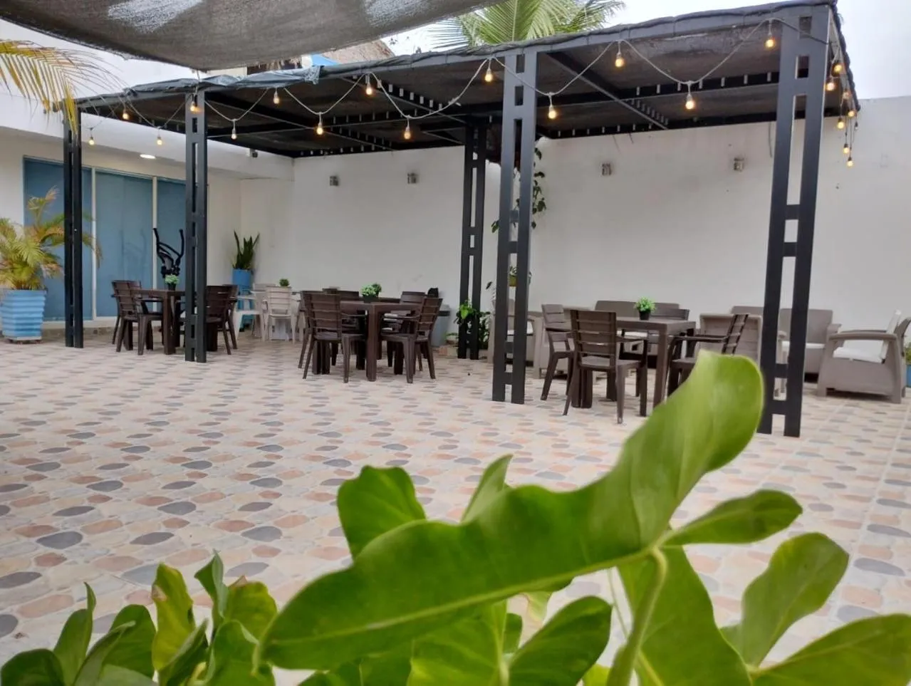 Patio in Hotel Sunset Beach