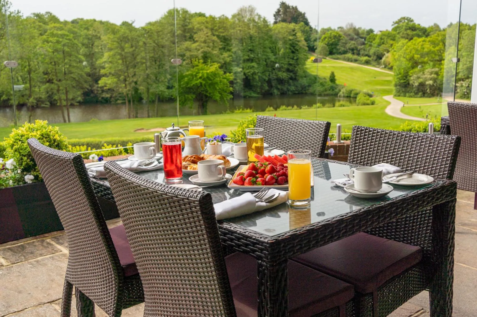 Balcony/Terrace in Stoke By Nayland Hotel, Golf & Spa