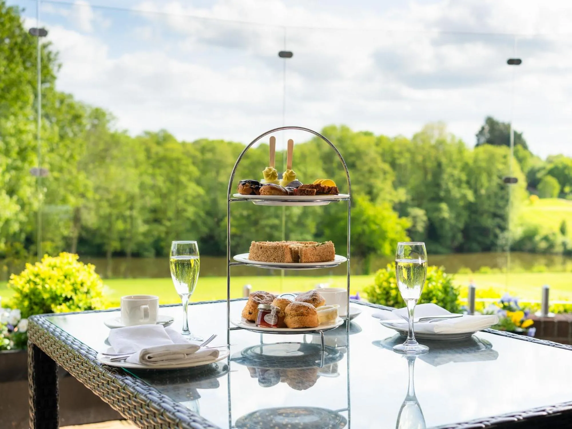 Balcony/Terrace in Stoke By Nayland Hotel, Golf & Spa