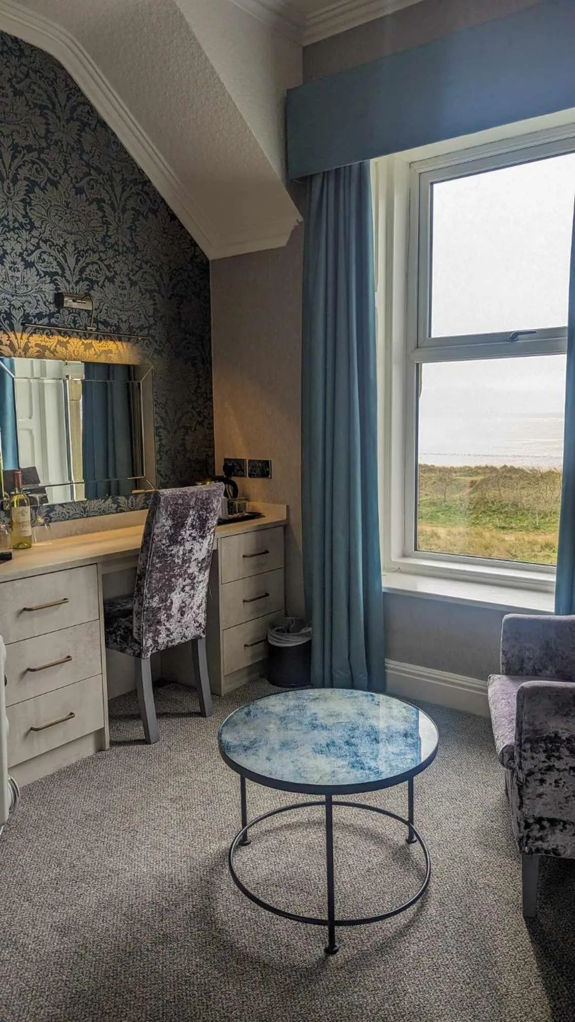 Seating area in The Glendower Hotel