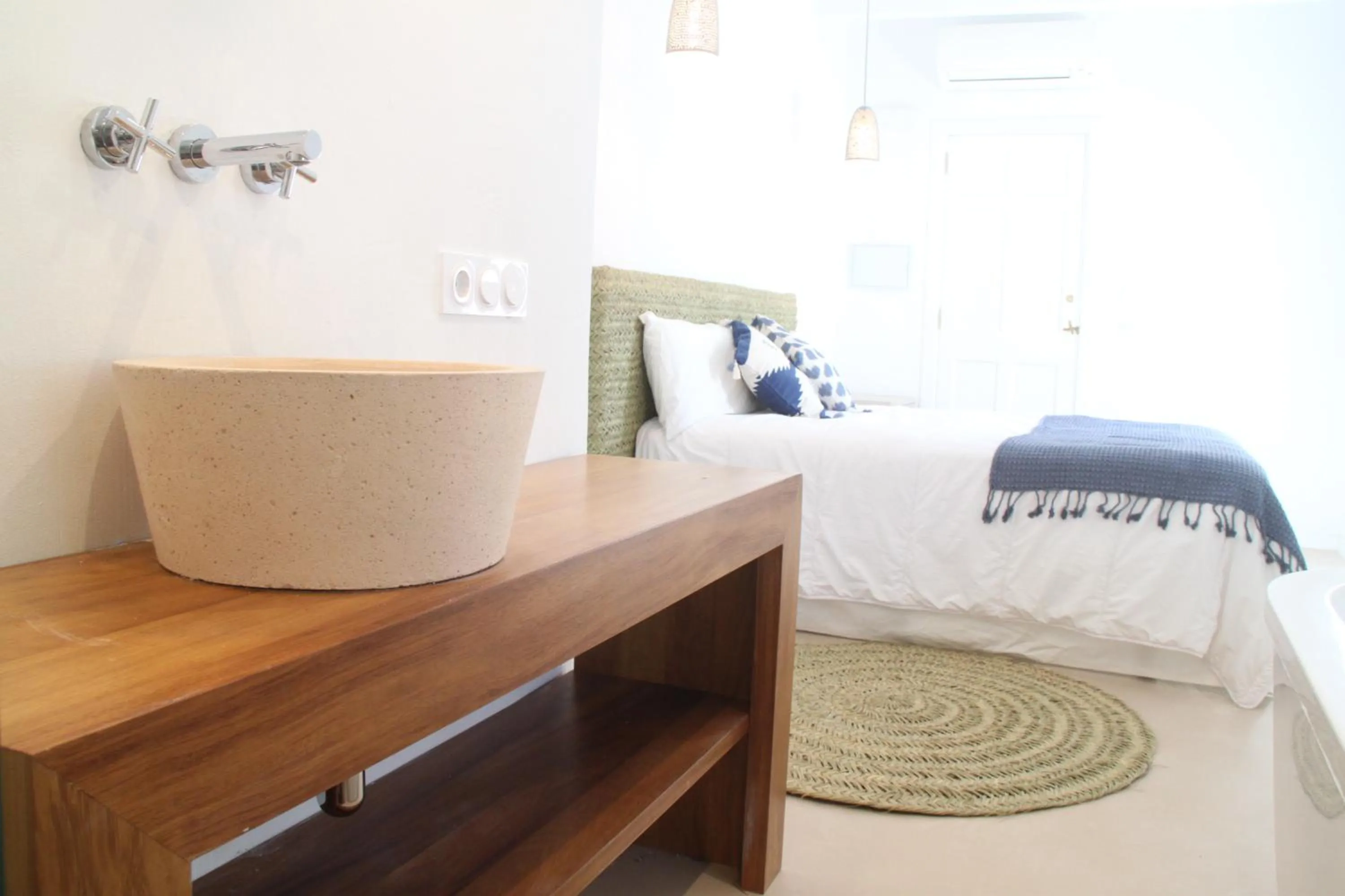 Bed in S'Esparteria Hotel