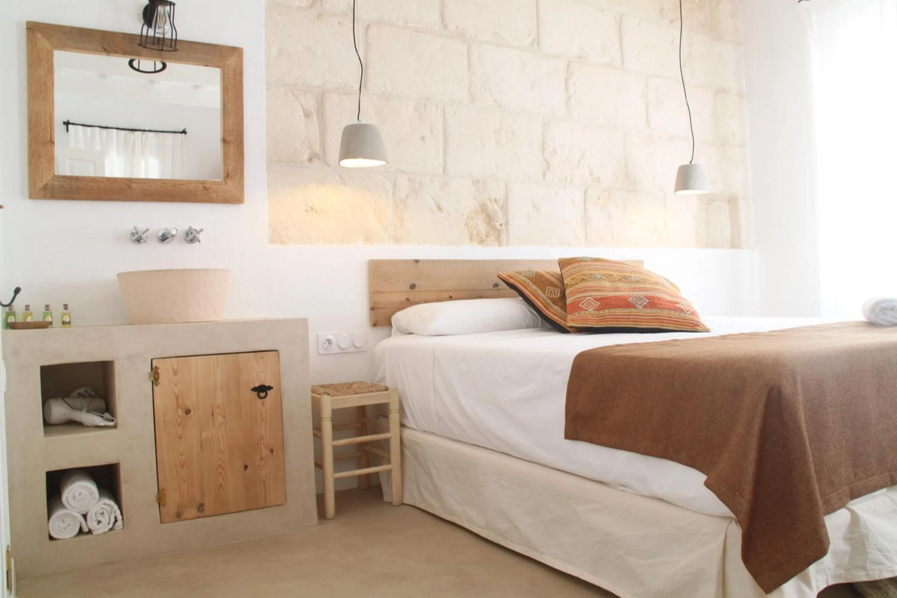 Bed in S'Esparteria Hotel