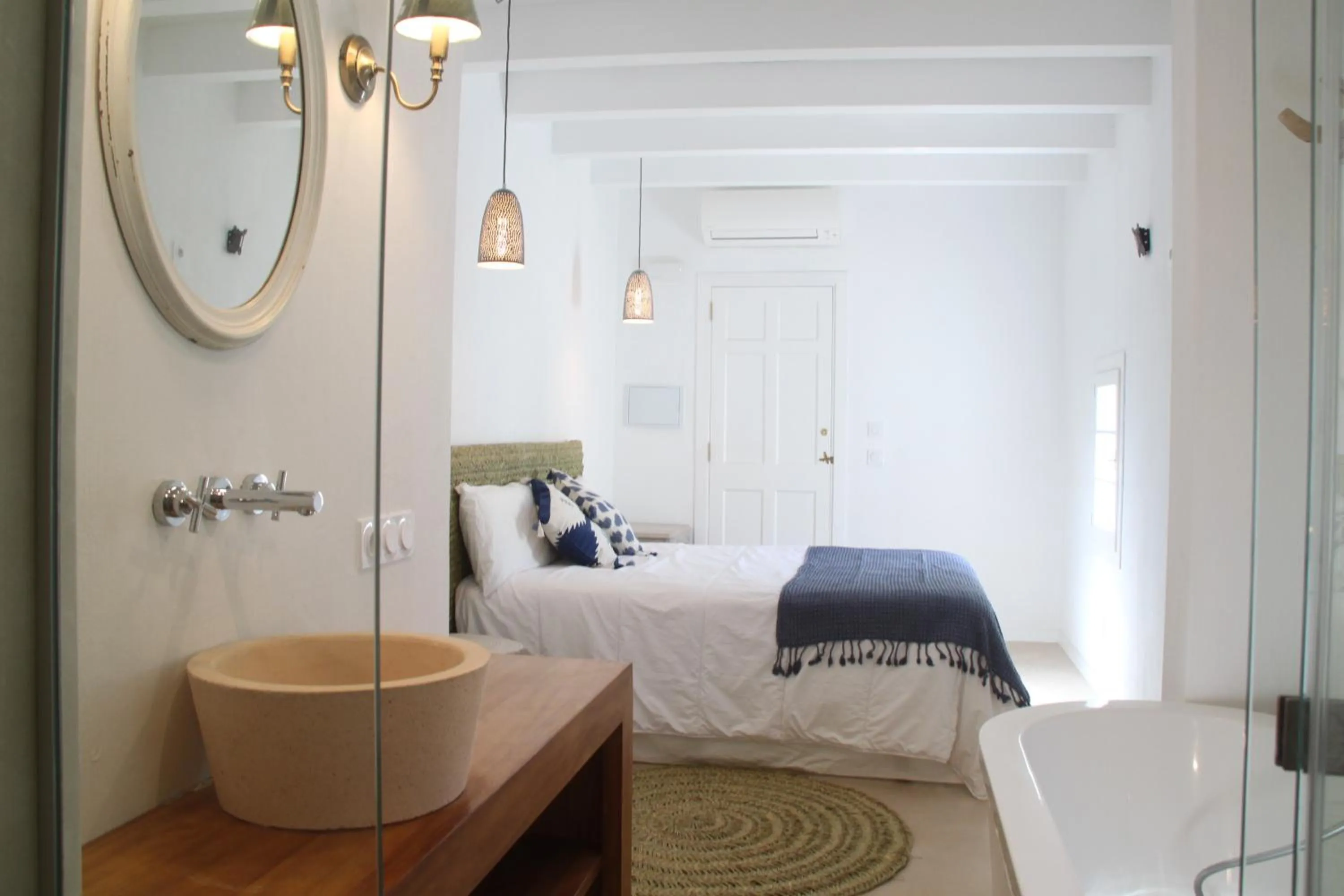 Bed in S'Esparteria Hotel