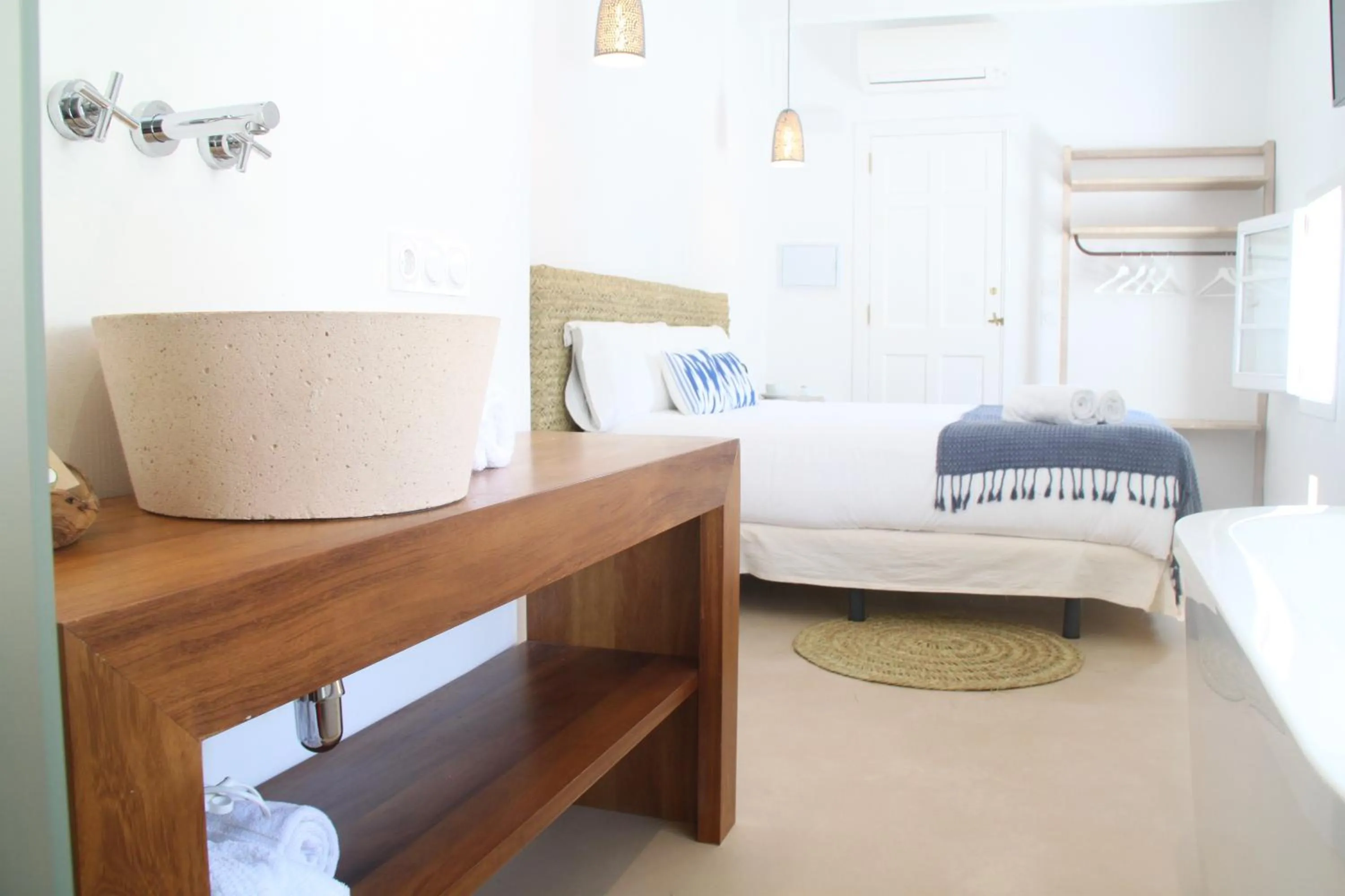 Bed in S'Esparteria Hotel