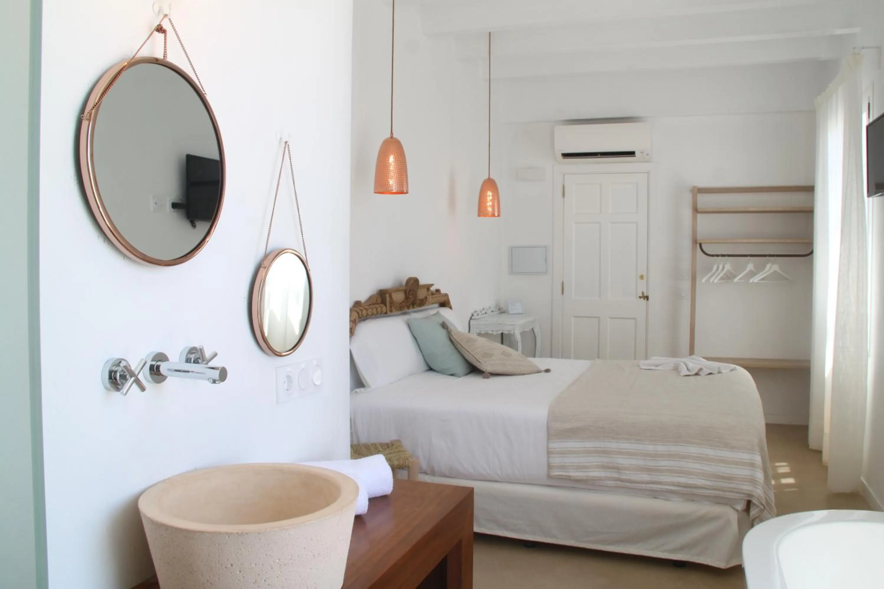Bed in S'Esparteria Hotel