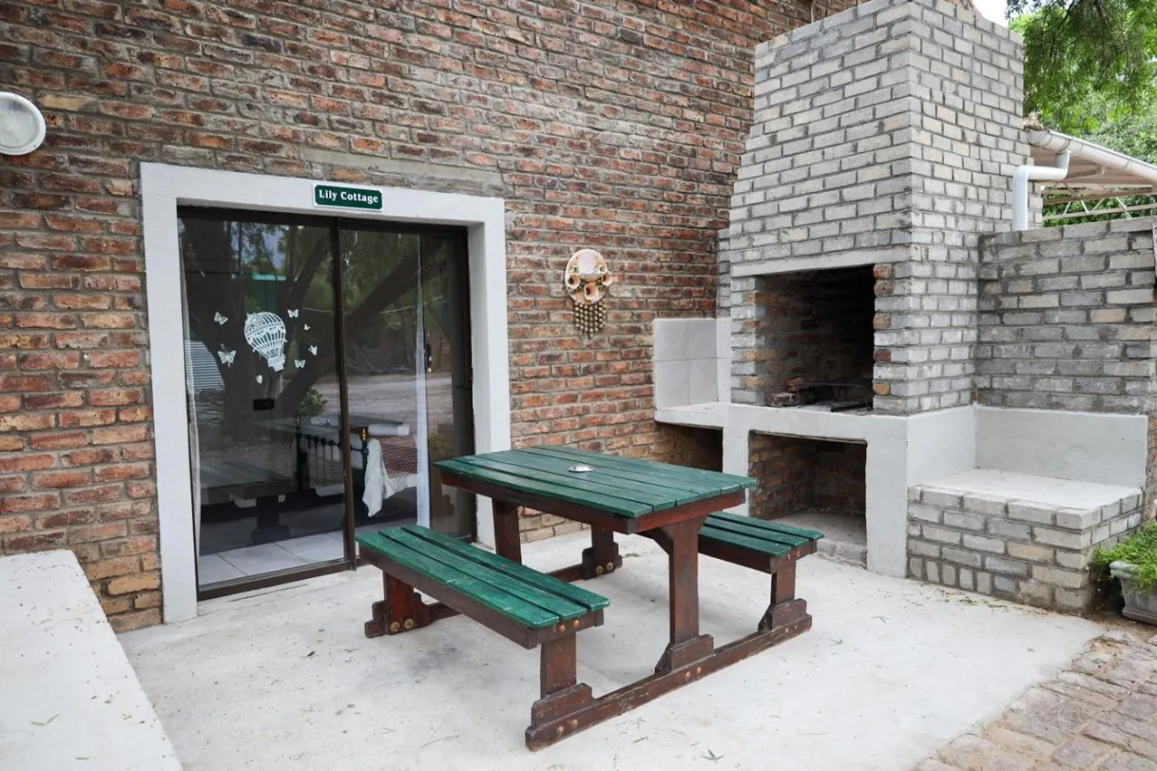 Patio in Country Village