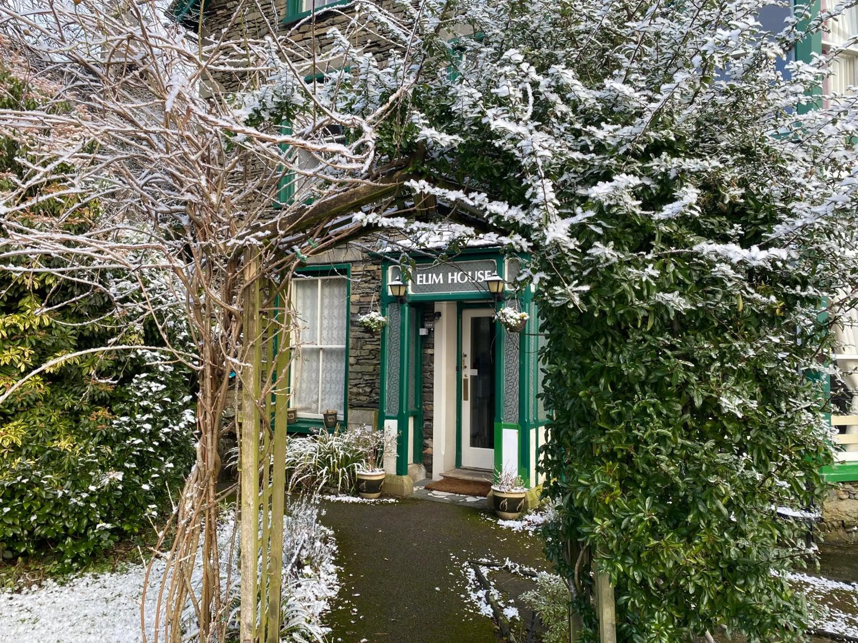 Garden view in Elim House