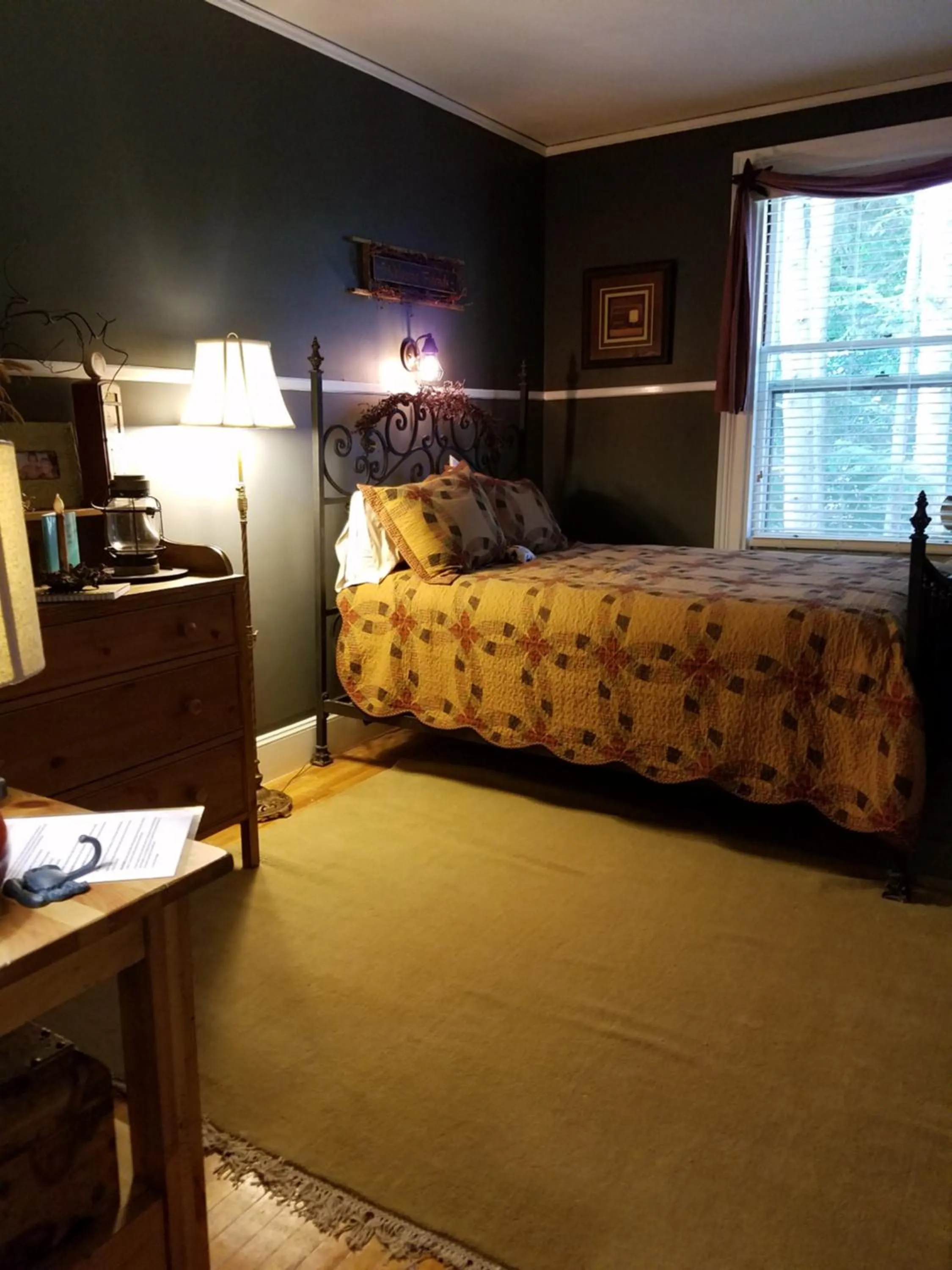 Bed in The Perkins House