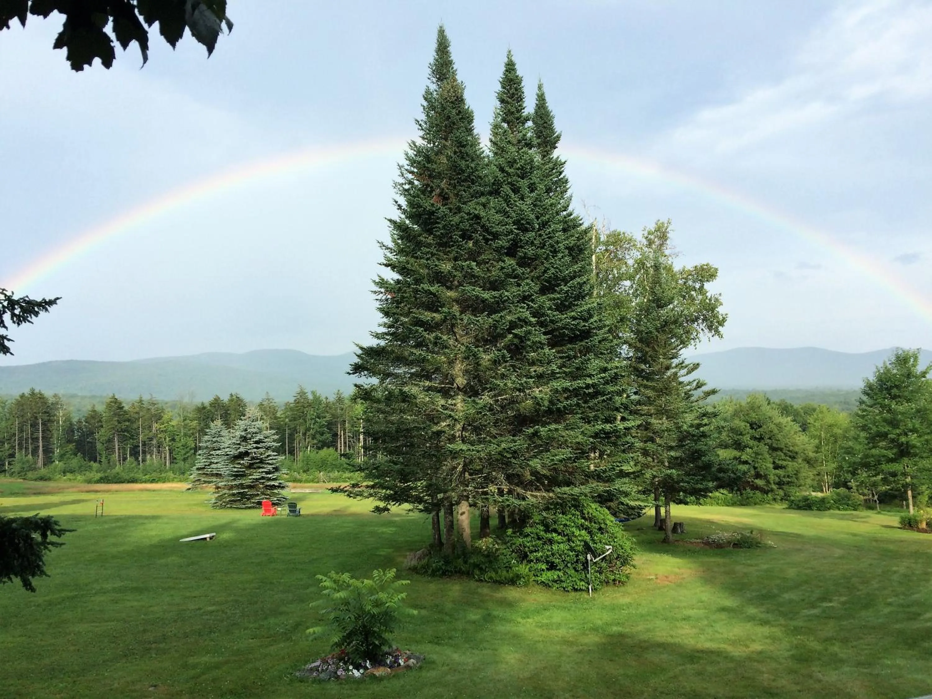Mountain view in Robert Frost Mountain Cabins