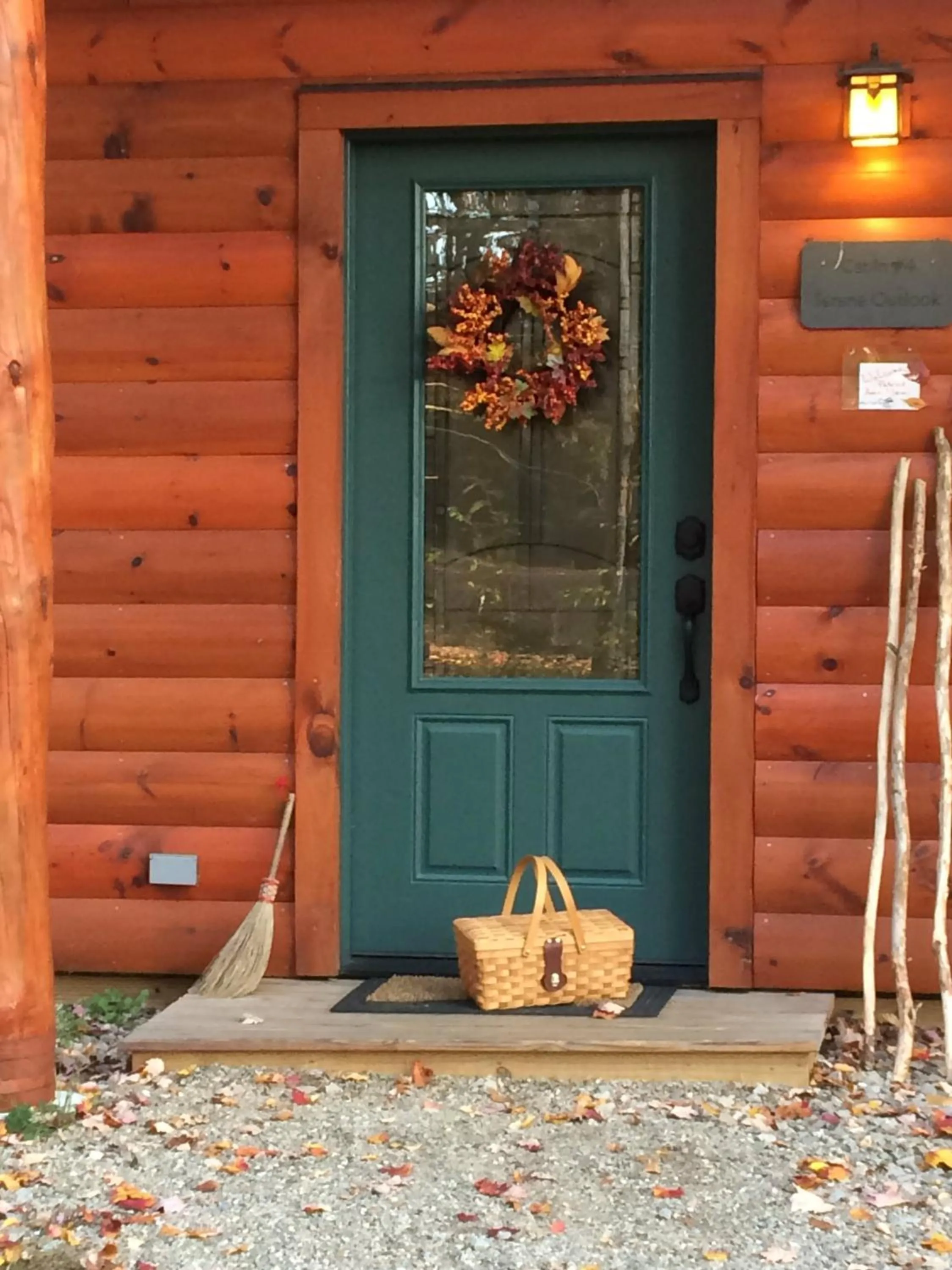 Facade/entrance in Robert Frost Mountain Cabins