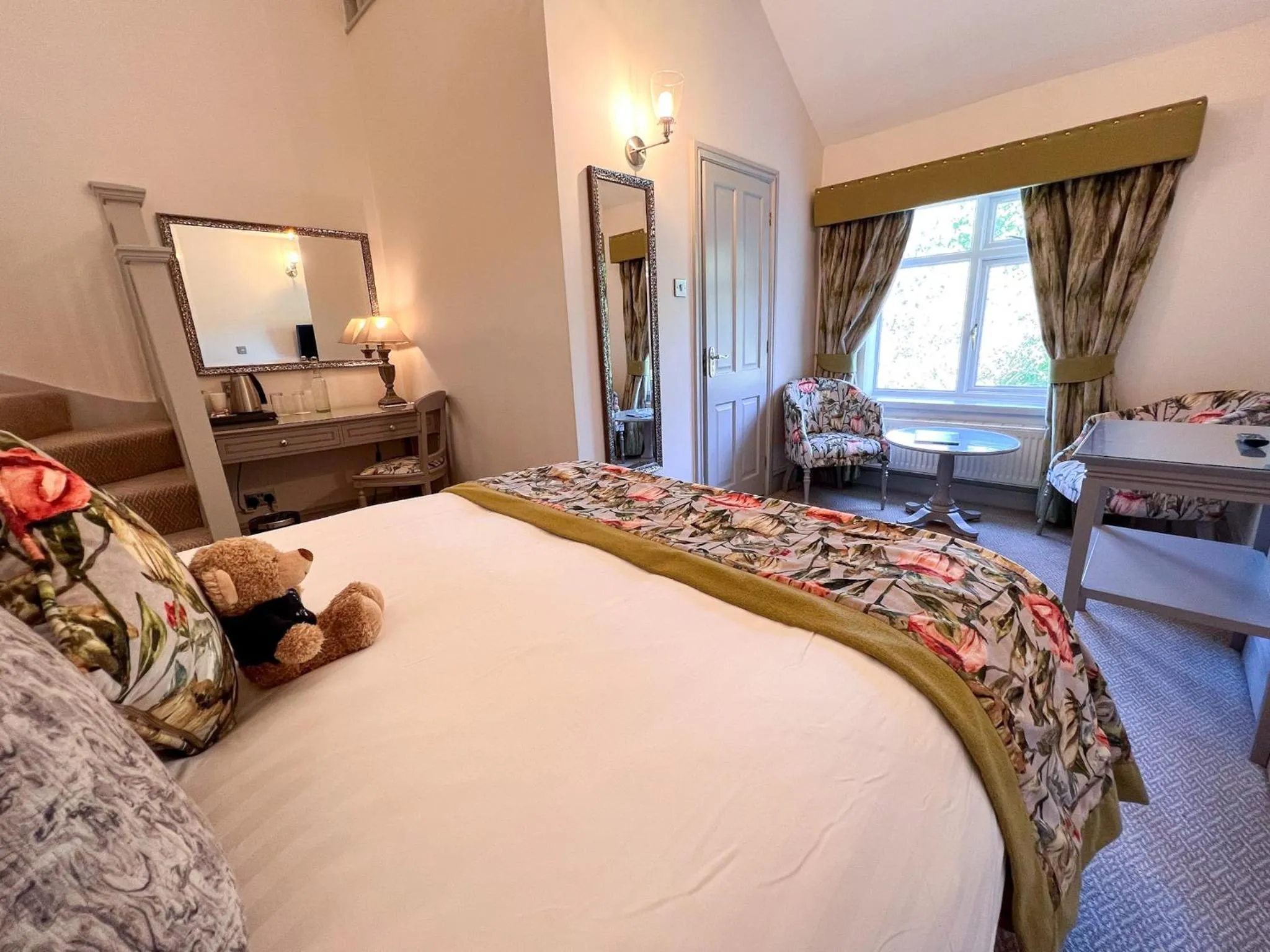 Bed in Nunsmere Hall Hotel