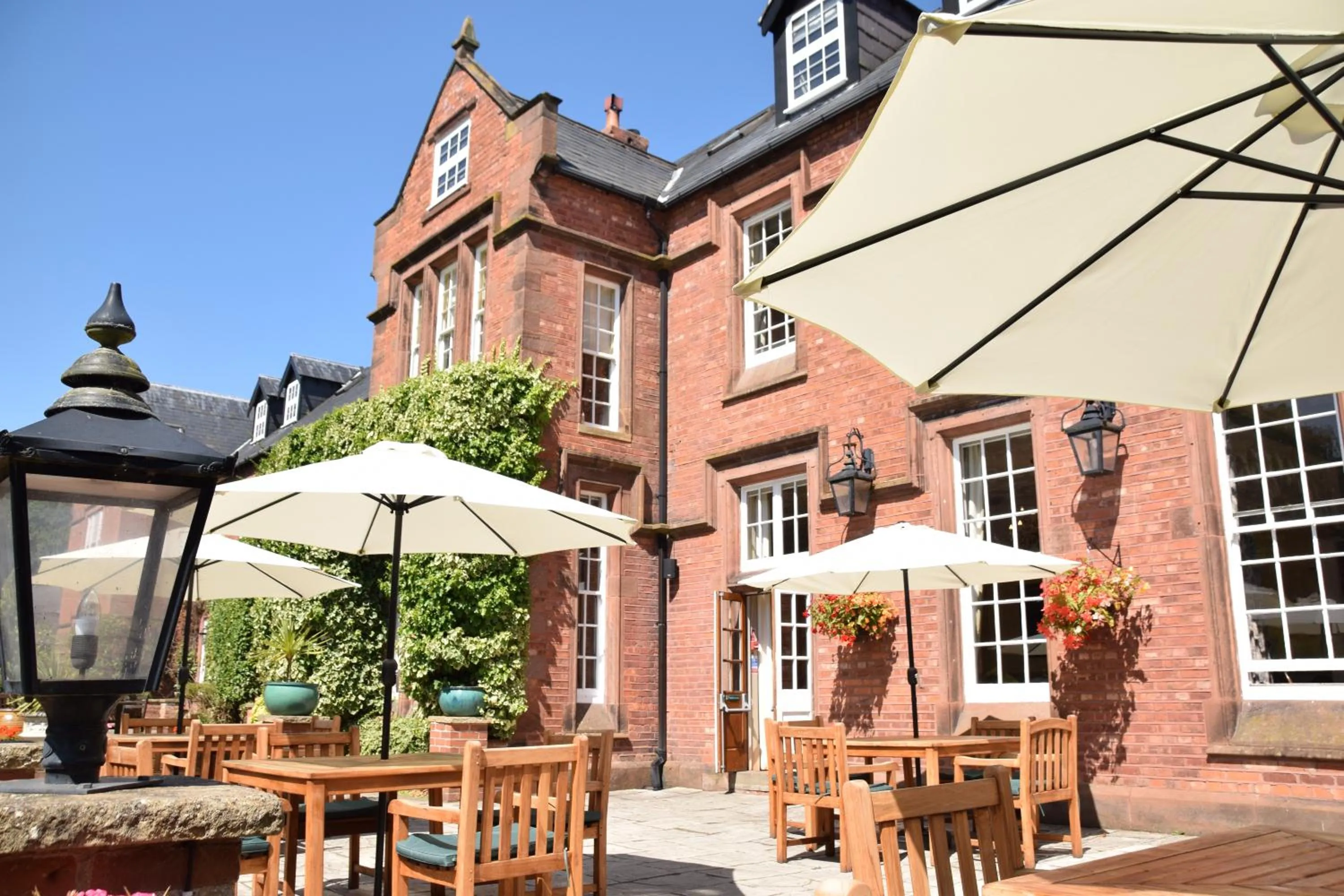 Balcony/Terrace in Nunsmere Hall Hotel
