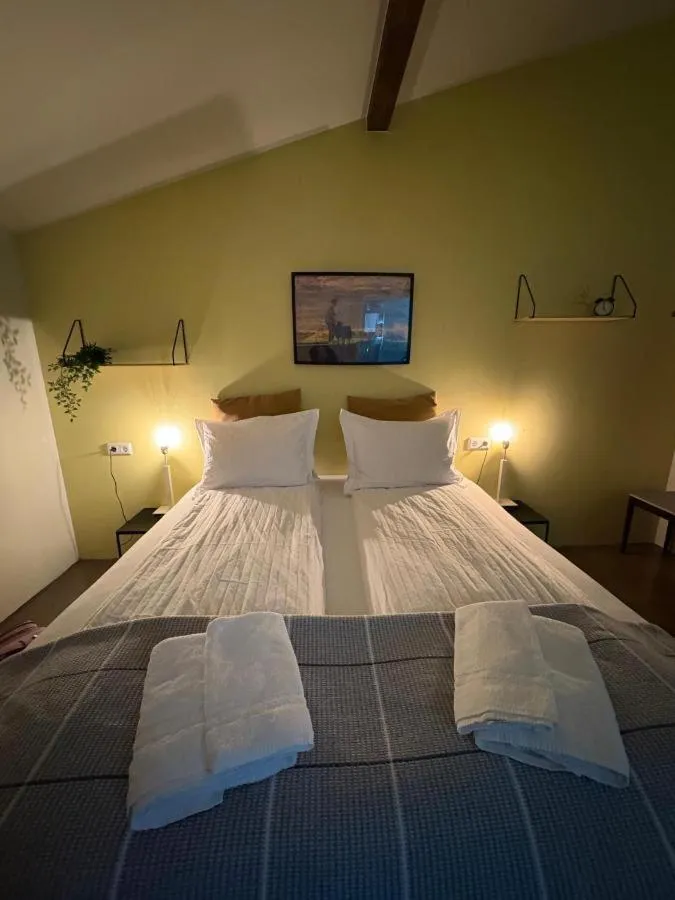 Bed in Fljótsbakki Hotel