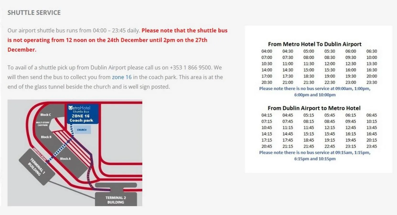 Property building in Metro Hotel Dublin Airport