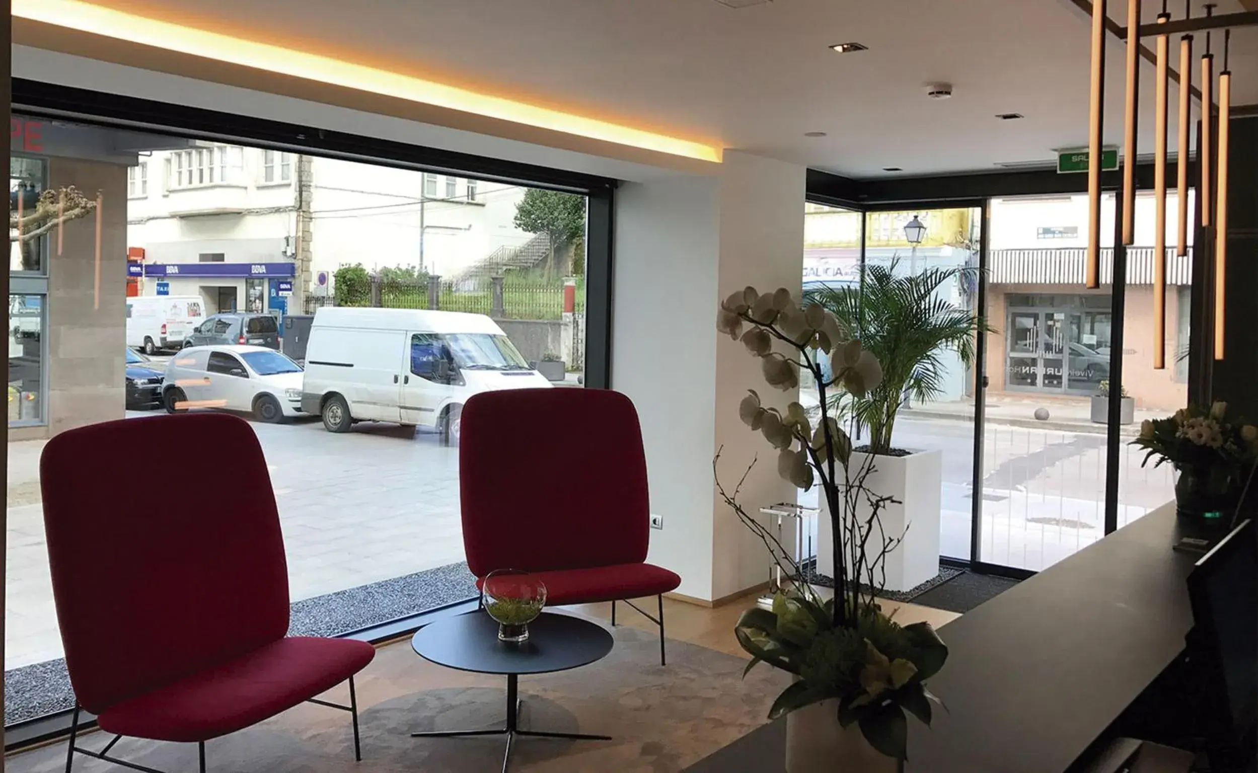 Lobby or reception in Hotel U Viveiro Lobby or reception in Hotel U Viveiro