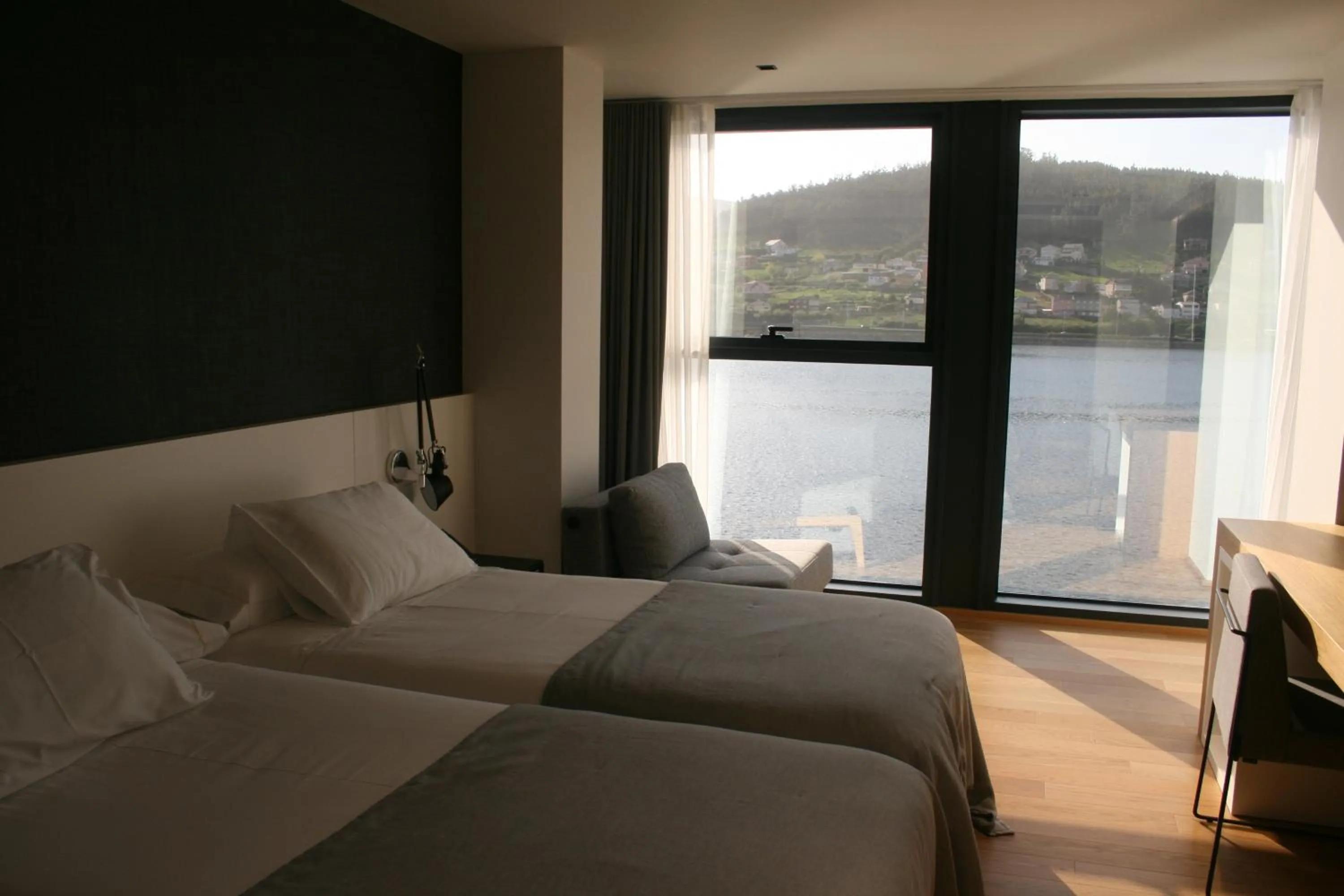 Bed in Hotel U Viveiro
