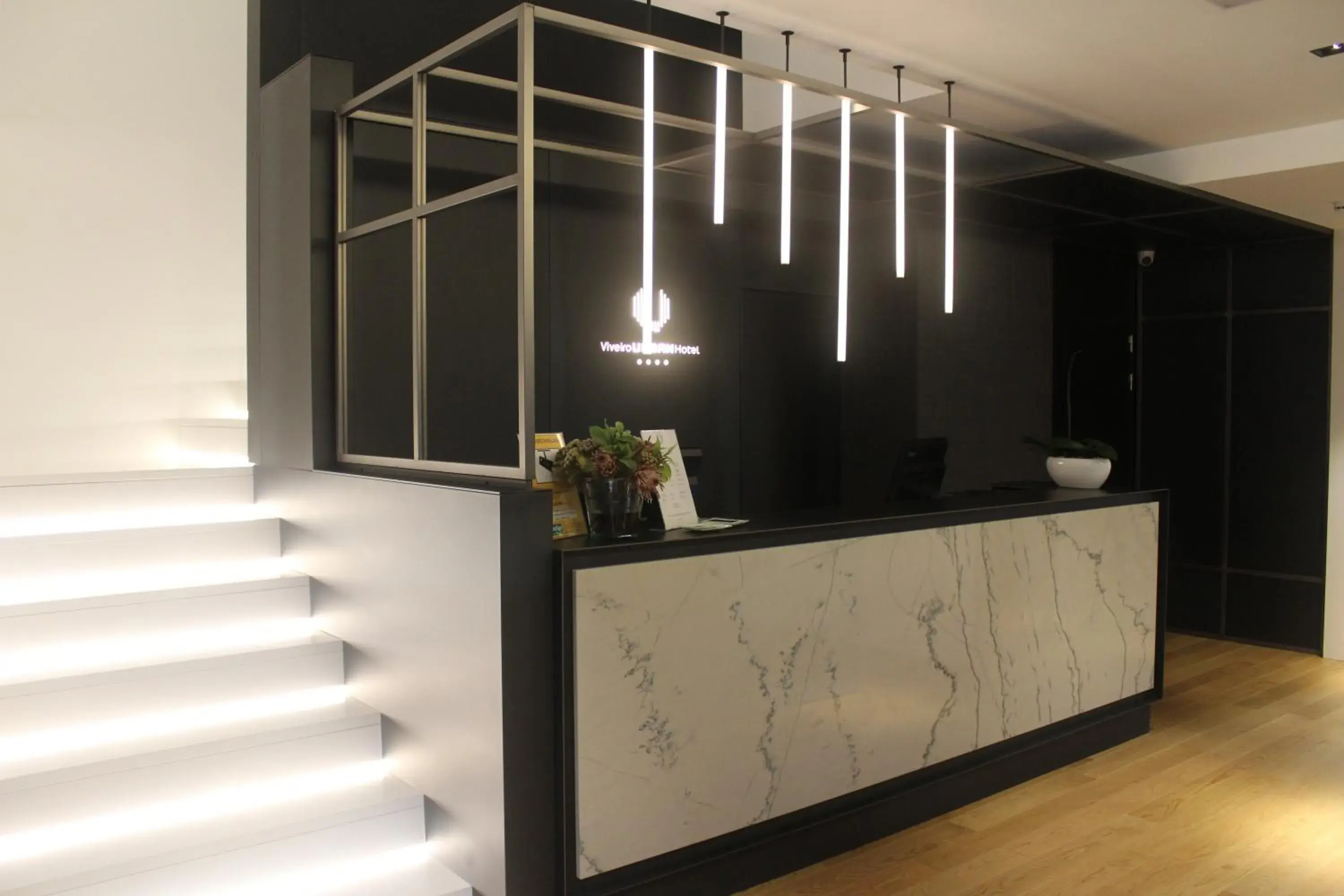 Lobby or reception in Hotel U Viveiro Lobby or reception in Hotel U Viveiro