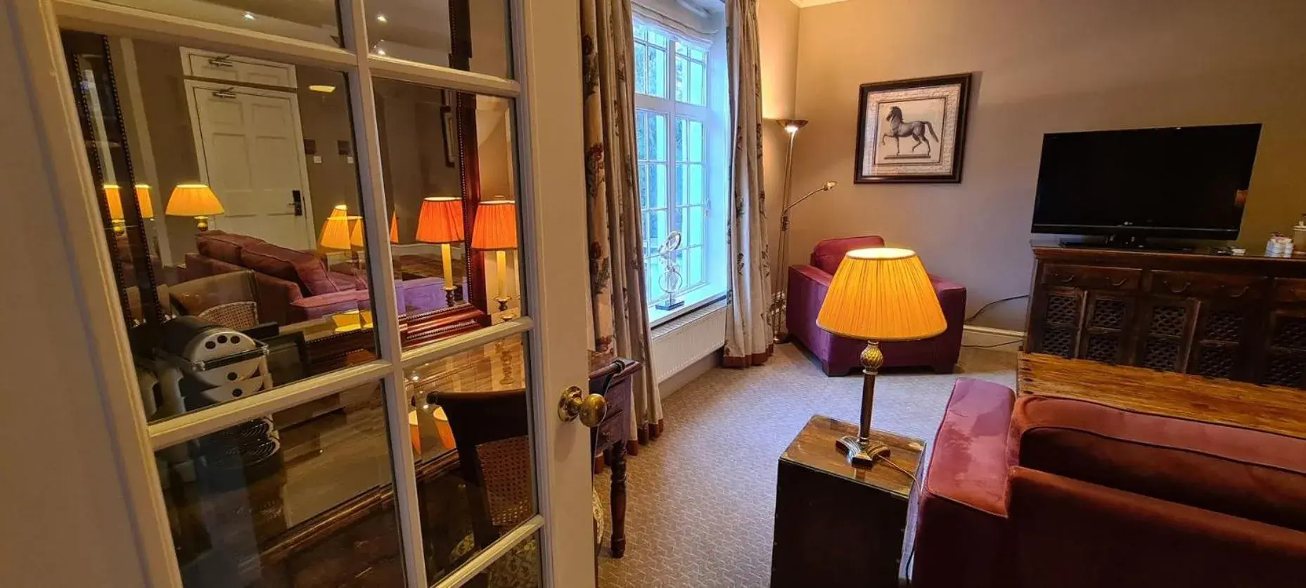 Bed in Rowton Hall Hotel and Spa Bed in Rowton Hall Hotel and Spa