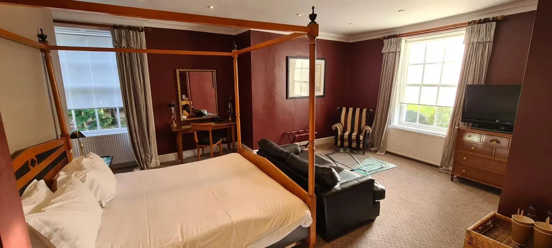 Bed in Rowton Hall Hotel and Spa Bed in Rowton Hall Hotel and Spa