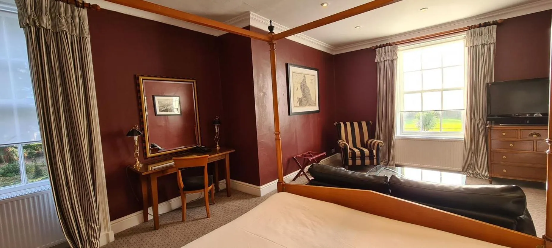 Bedroom, Bed in Rowton Hall Hotel and Spa