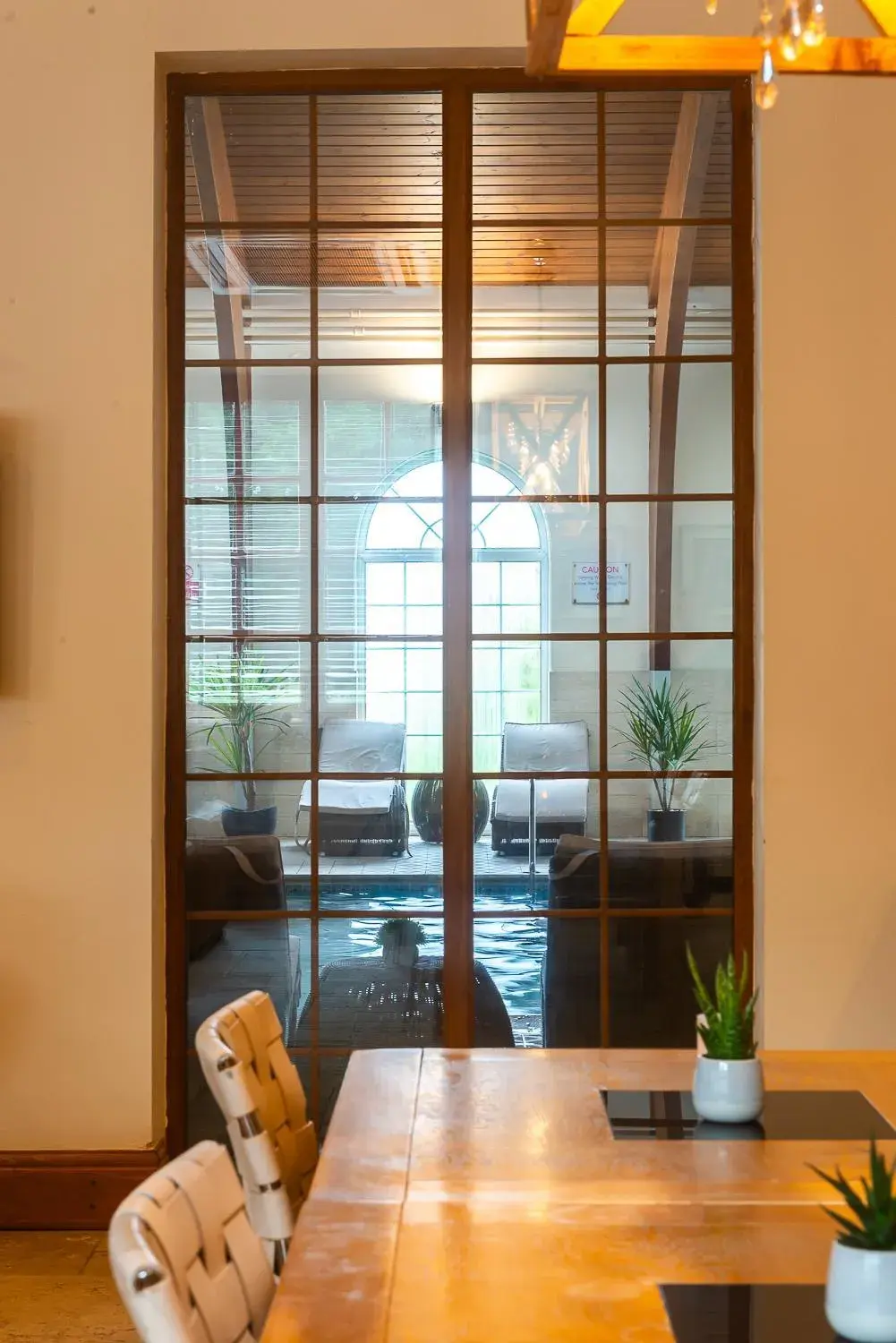 Swimming pool in Rowton Hall Hotel and Spa Swimming pool in Rowton Hall Hotel and Spa