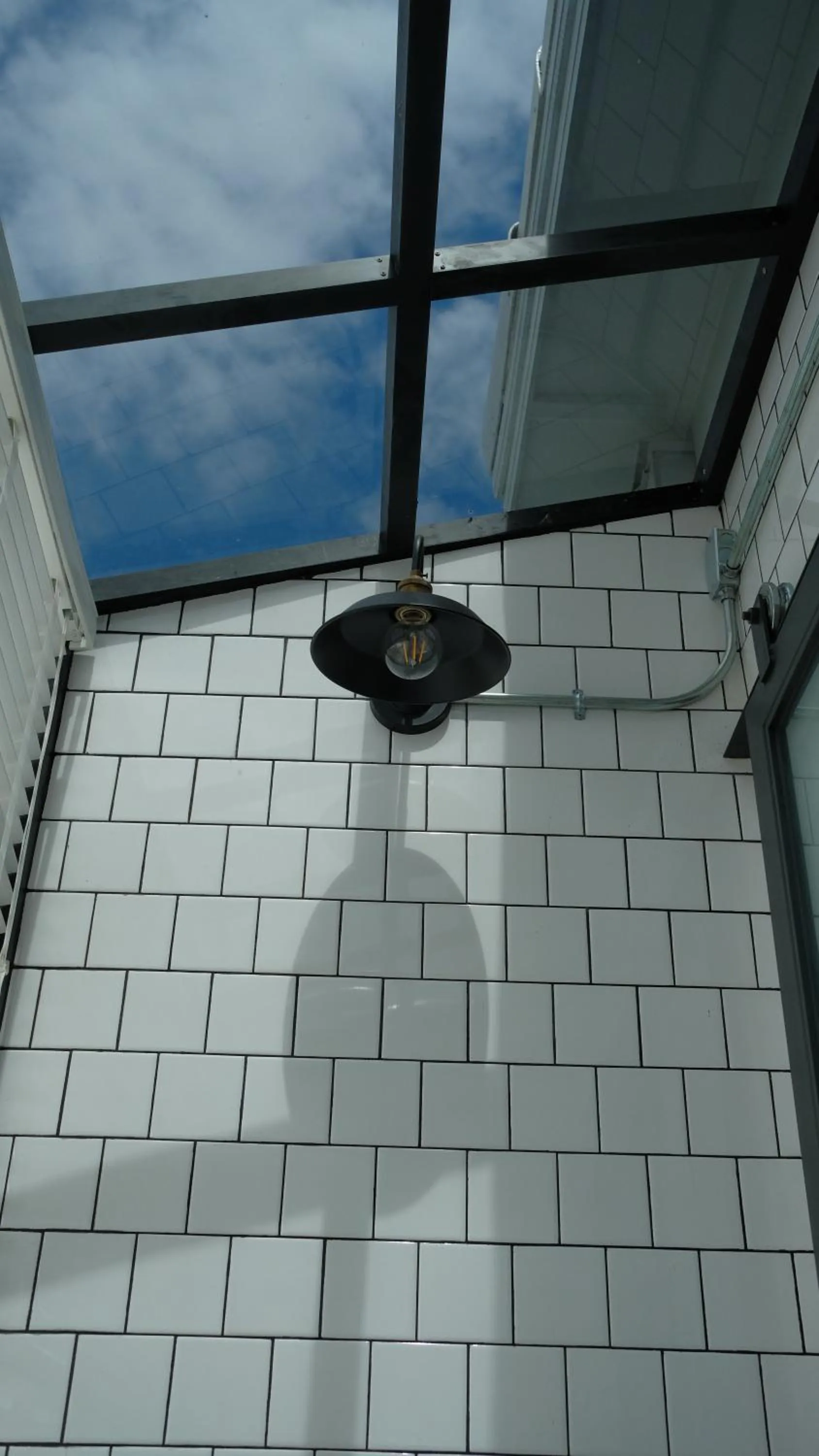 Bathroom in Iron32 Hotel