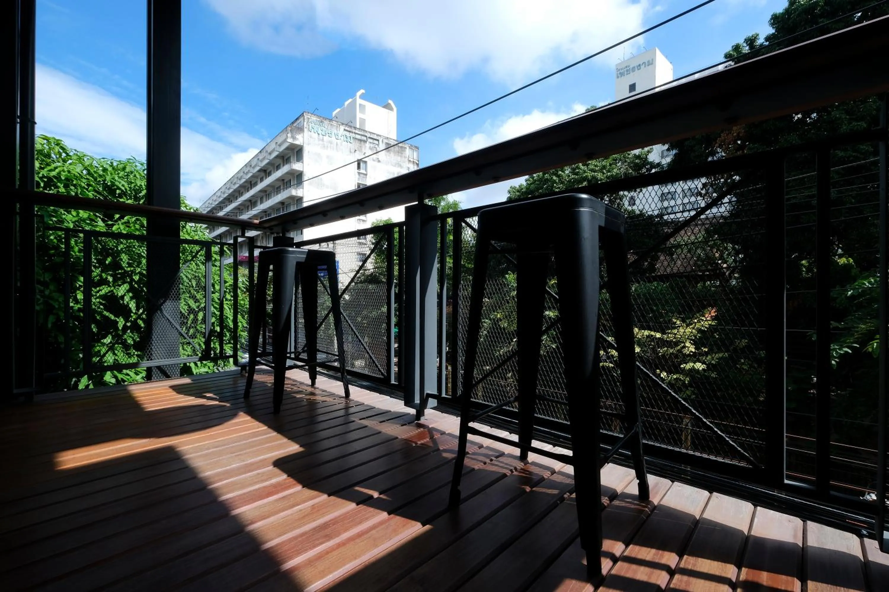 Patio in Iron32 Hotel