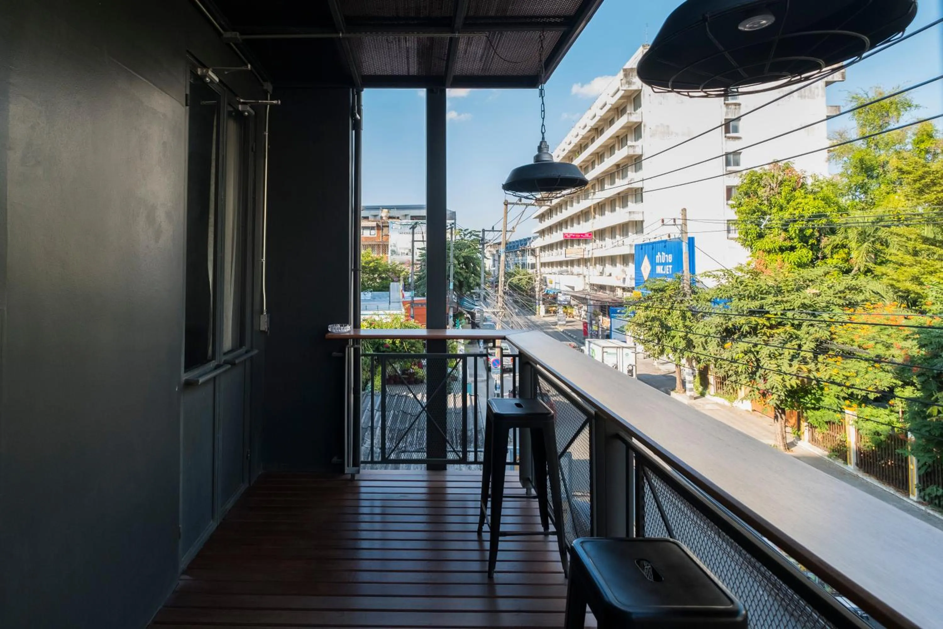 Patio in Iron32 Hotel