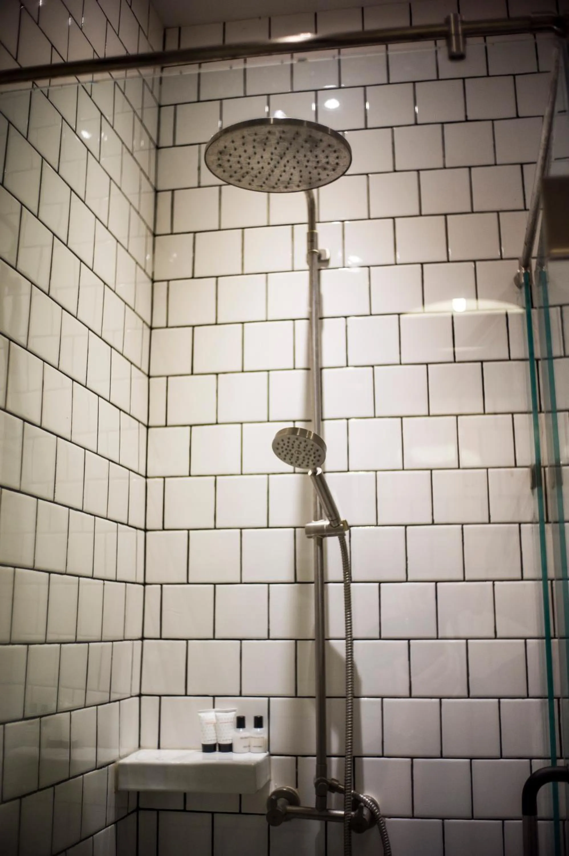 Shower in Iron32 Hotel