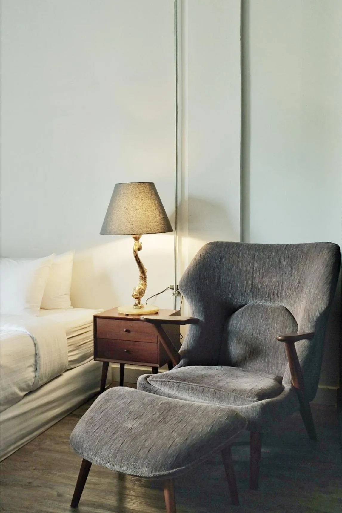 Seating area in Iron32 Hotel