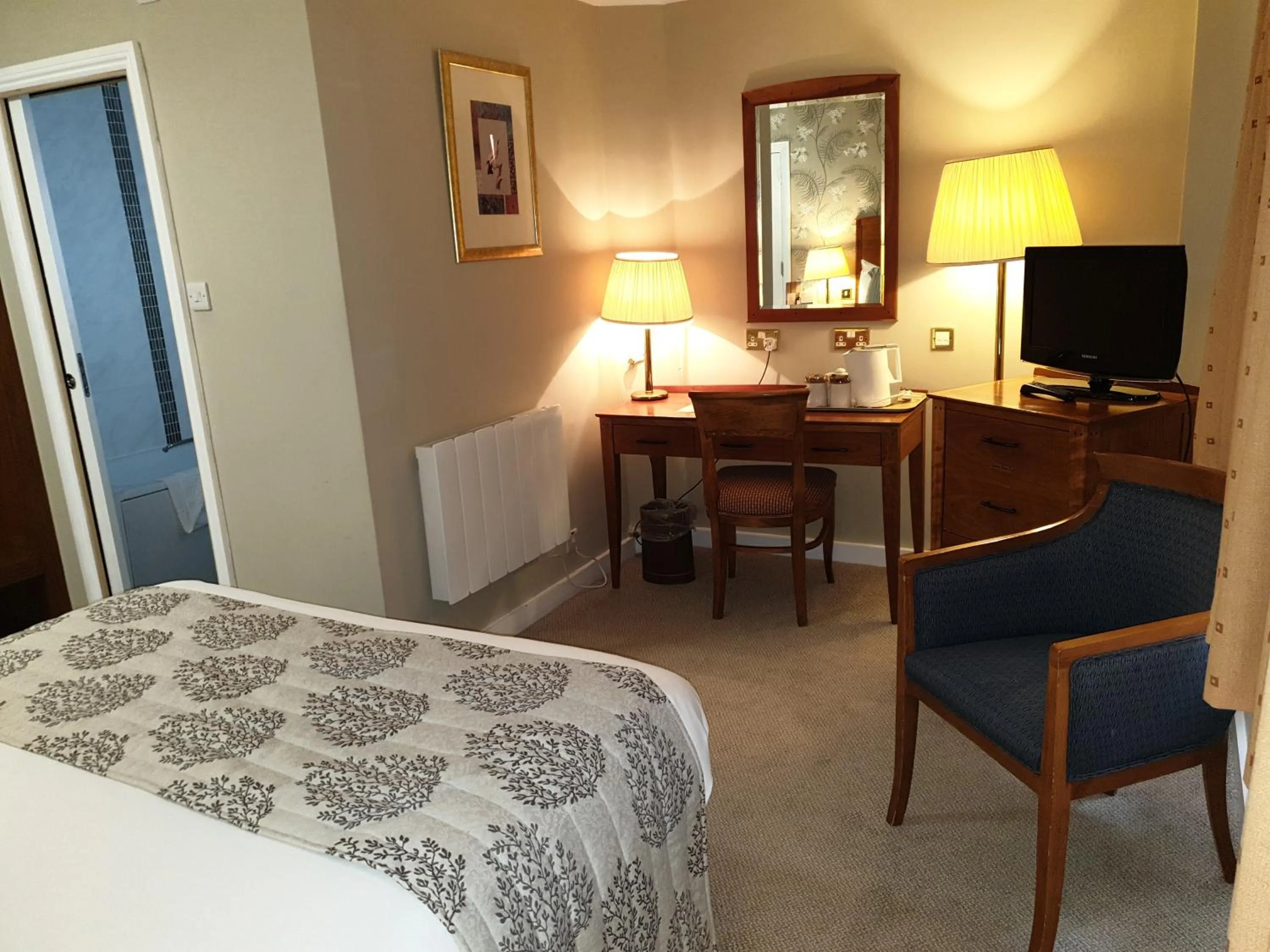 TV and multimedia, Bed in Red Lion Hotel