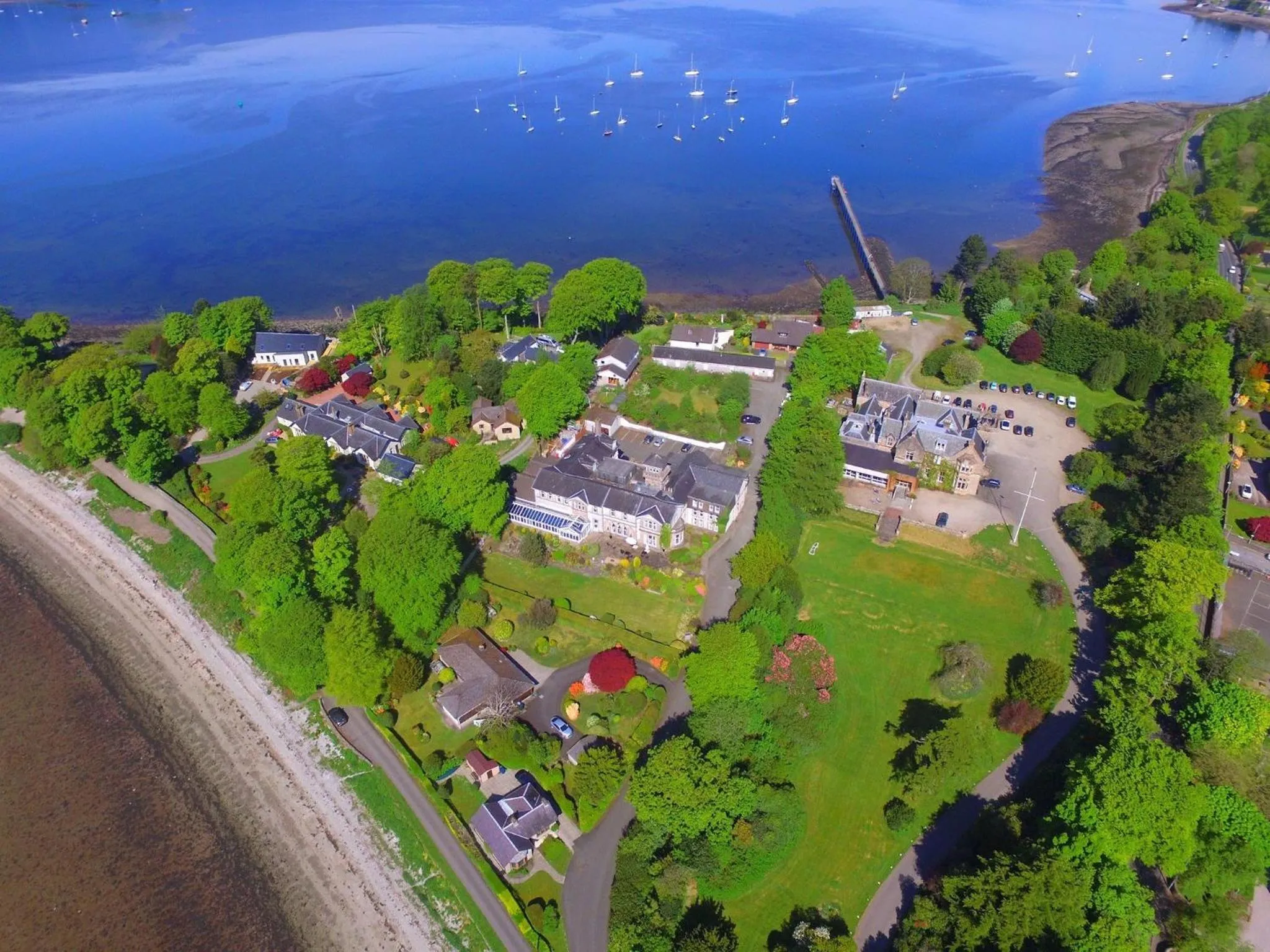 Property building in Rosslea Hall Hotel