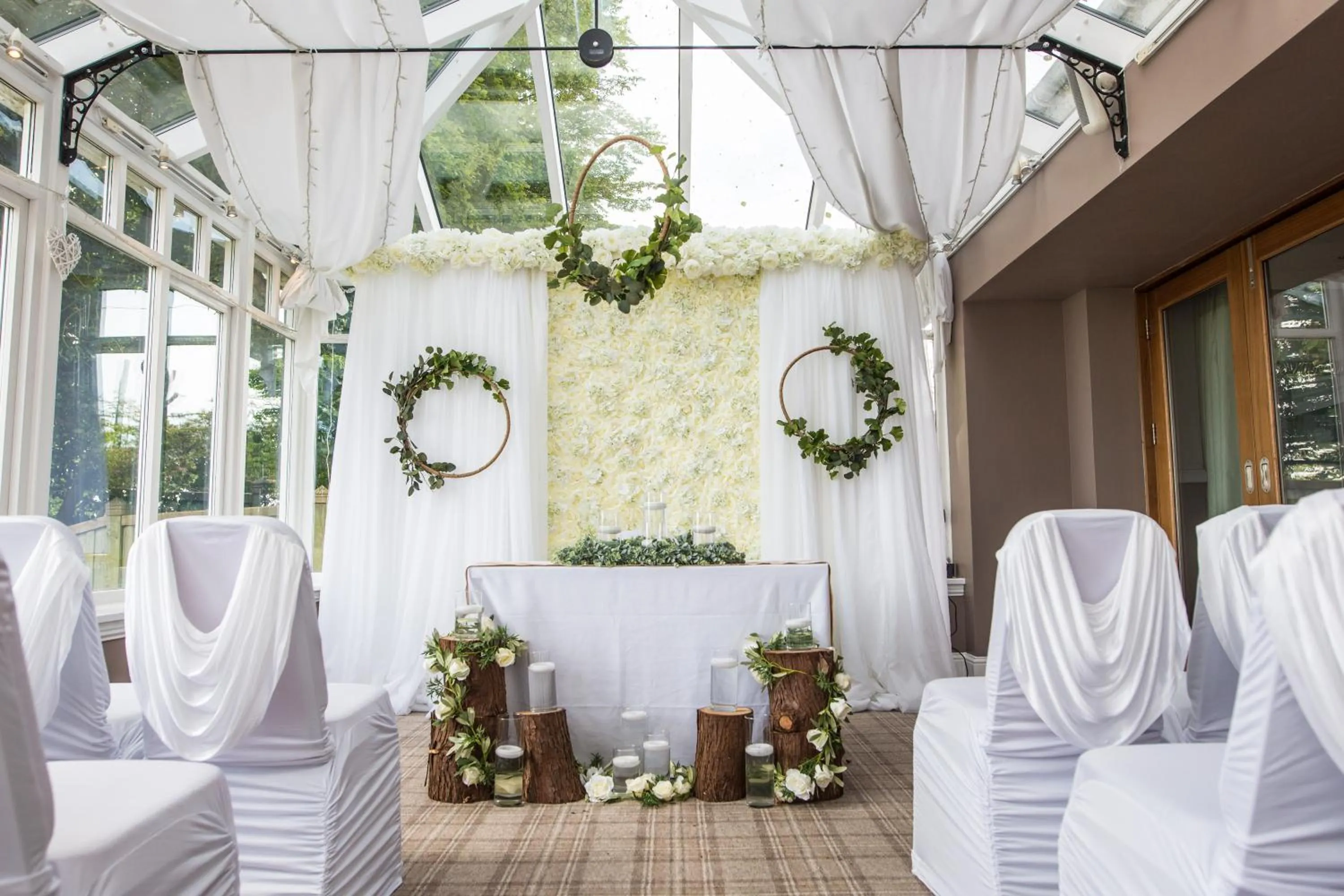 wedding in Rosslea Hall Hotel