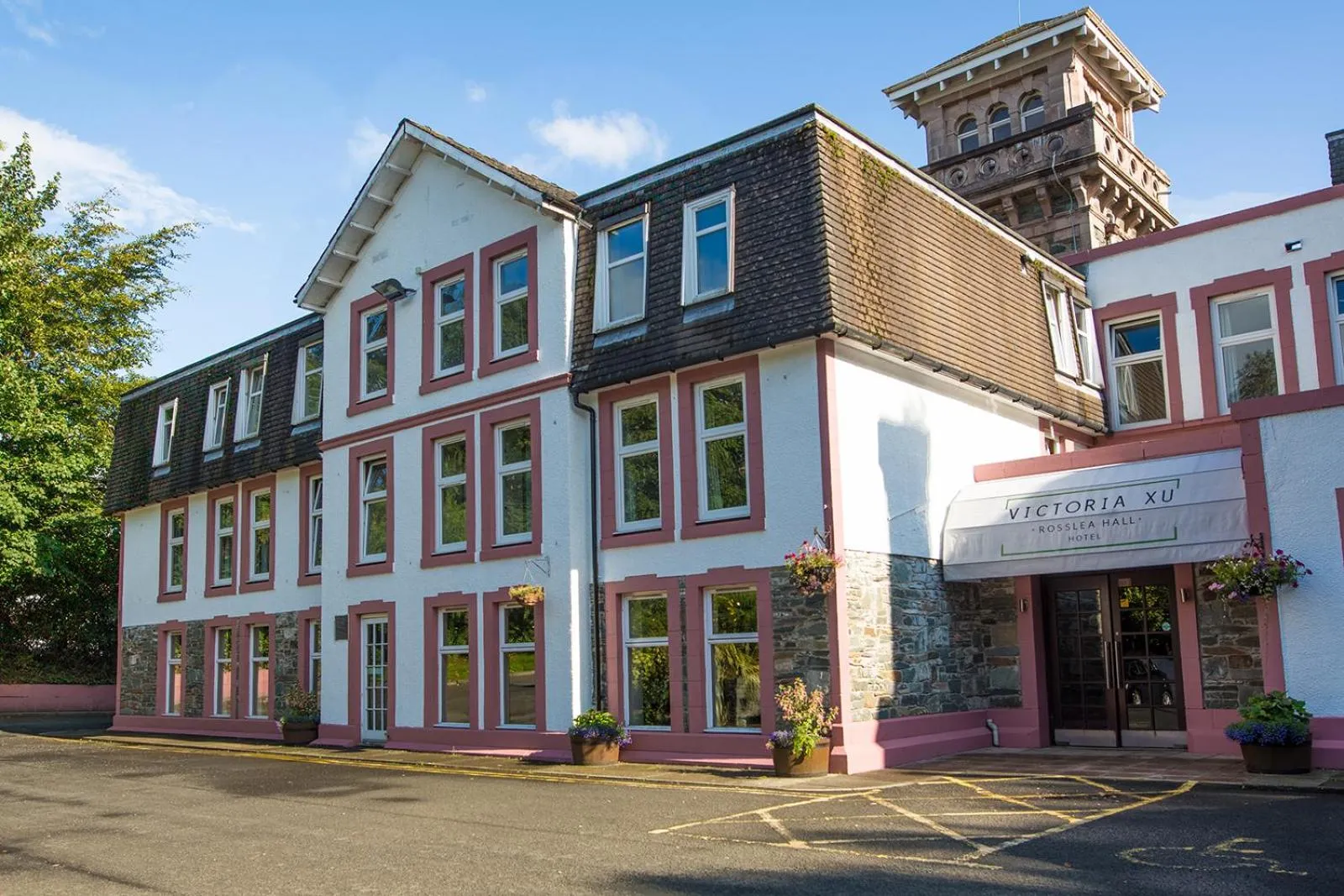 Property building in Rosslea Hall Hotel