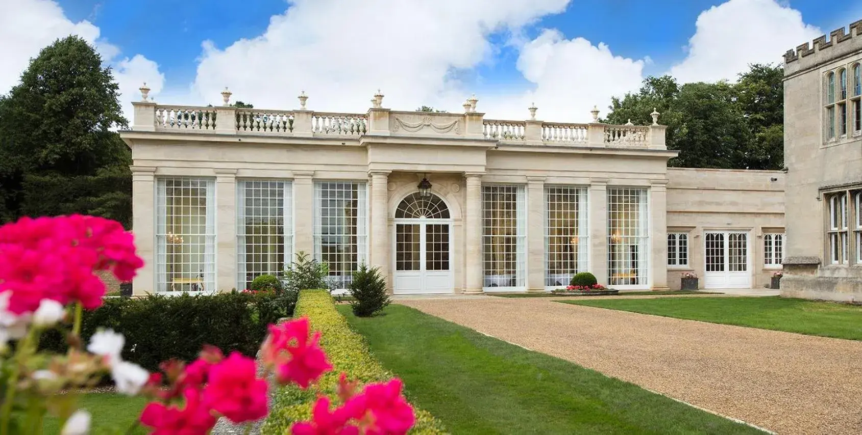 Facade/entrance in Rushton Hall Hotel and Spa Facade/entrance in Rushton Hall Hotel and Spa