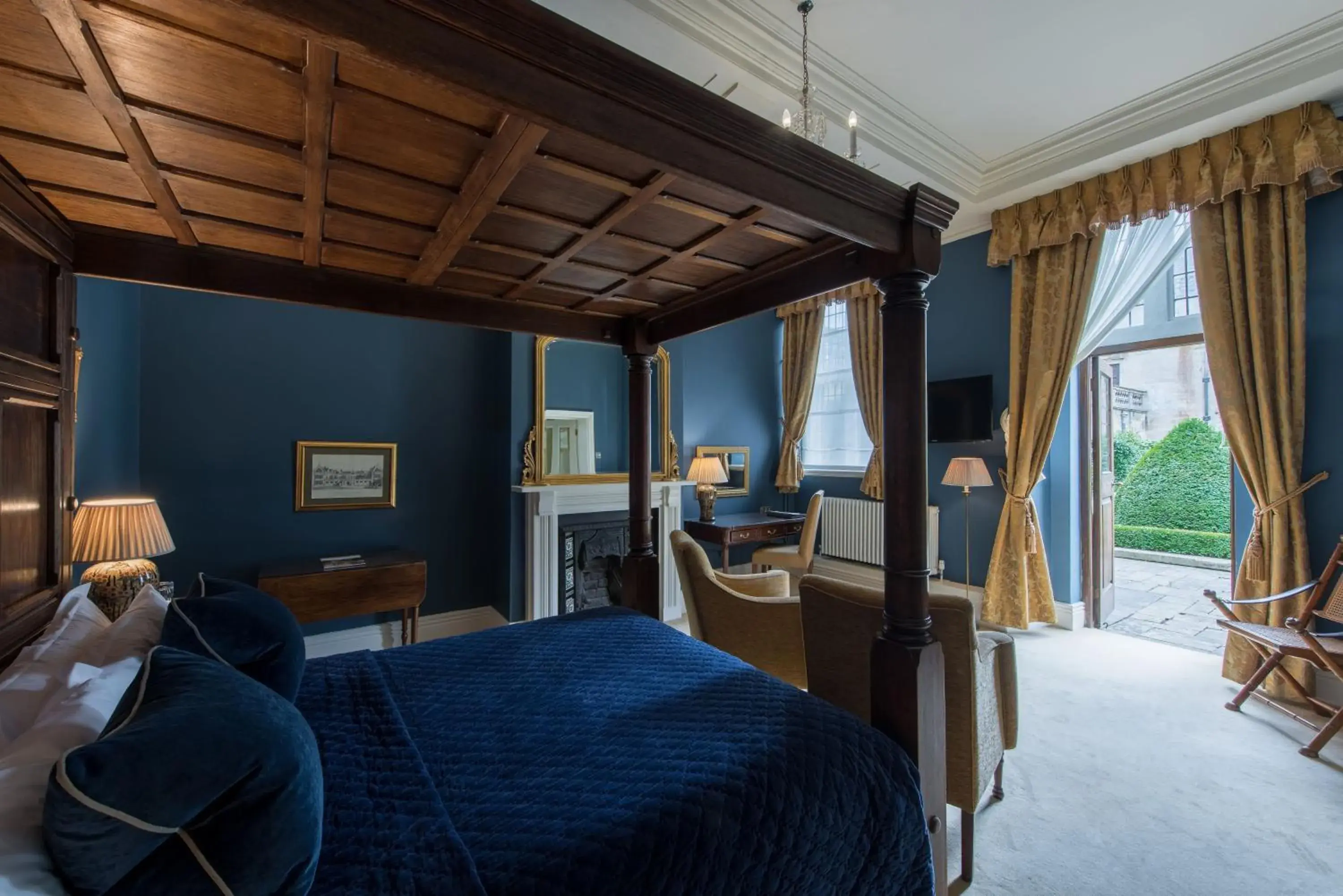 Bedroom in Rushton Hall Hotel and Spa Bedroom in Rushton Hall Hotel and Spa