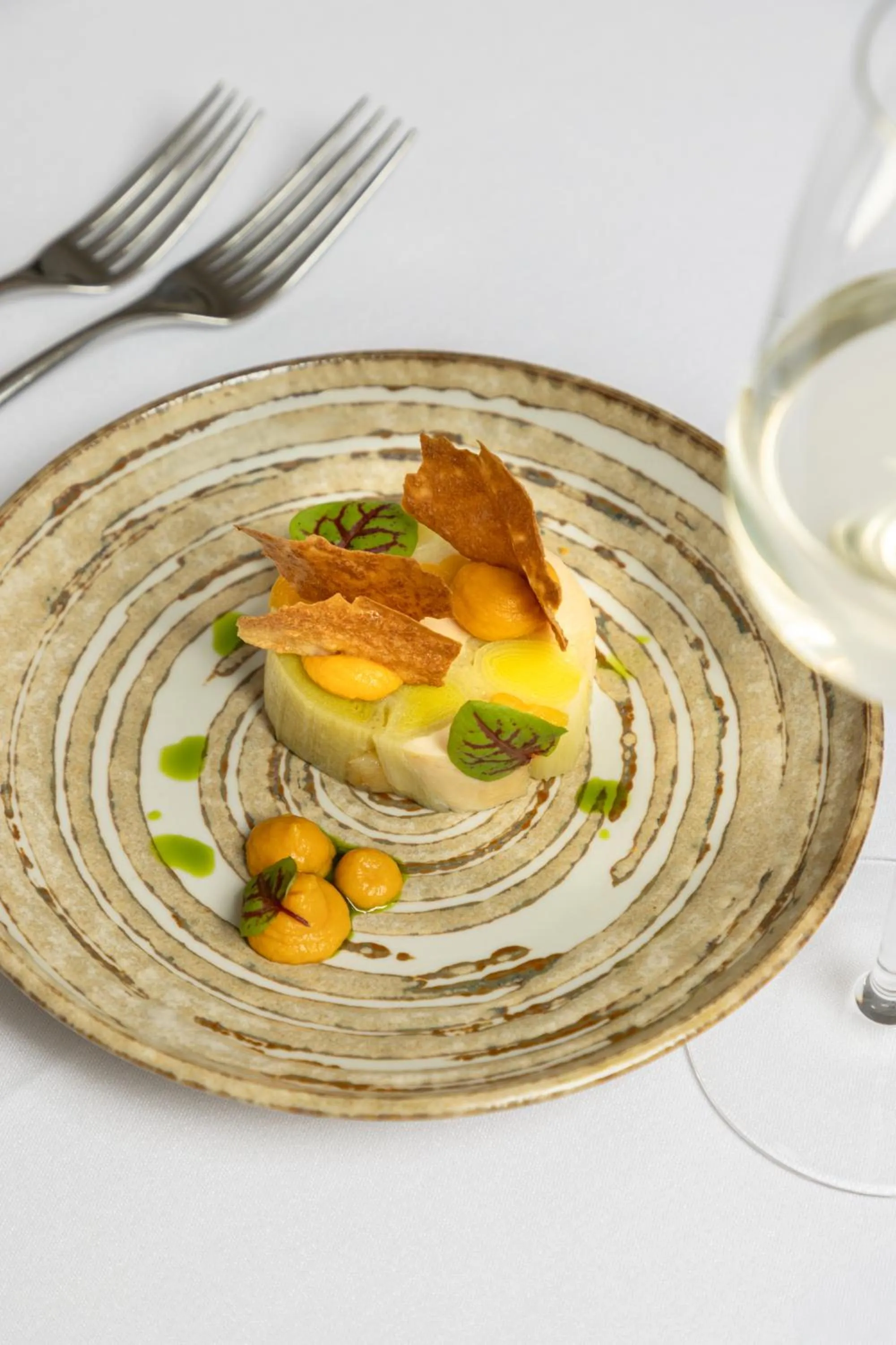 Food and drinks in Hintlesham Hall Hotel