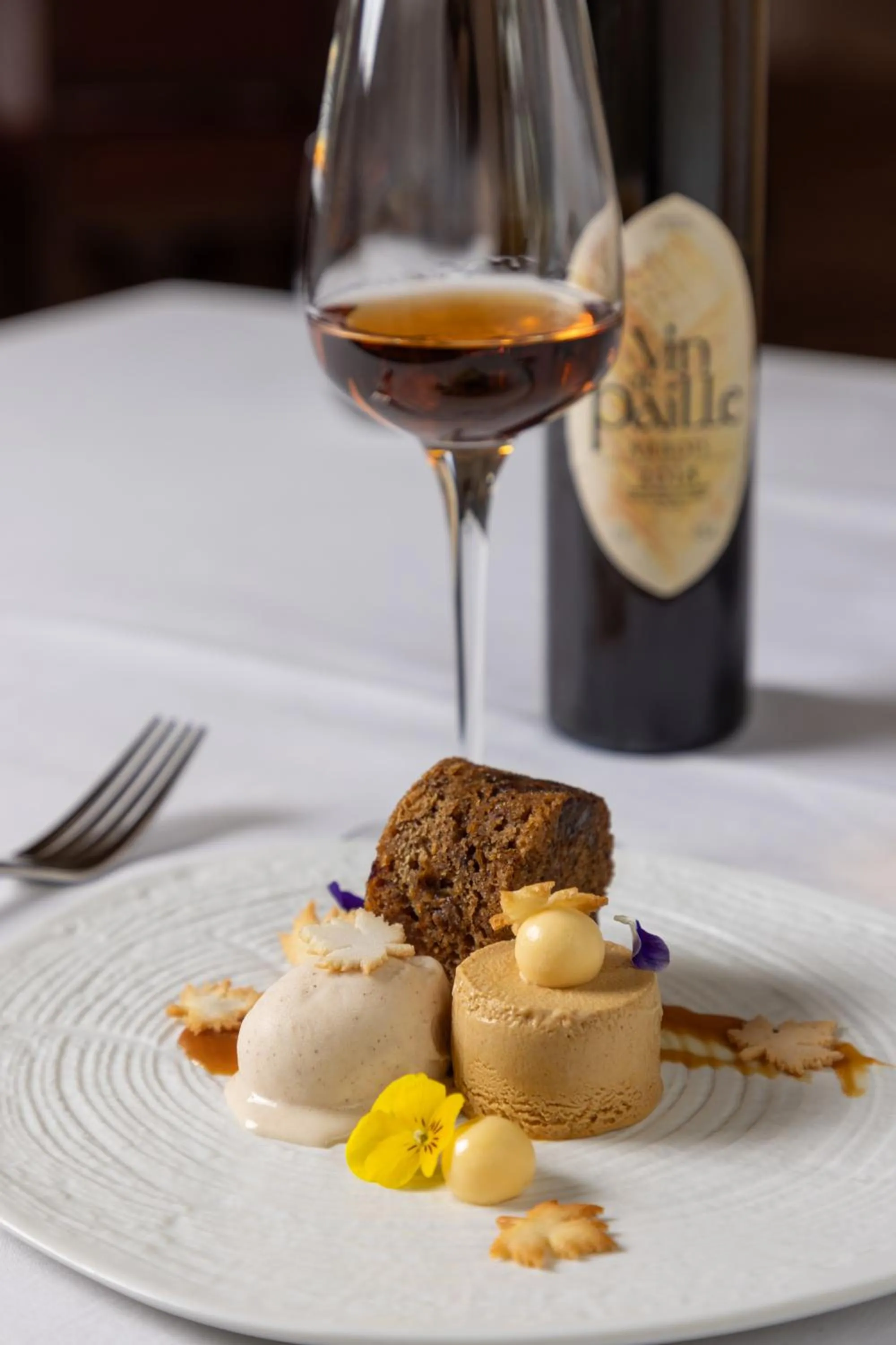 Food and drinks in Hintlesham Hall Hotel