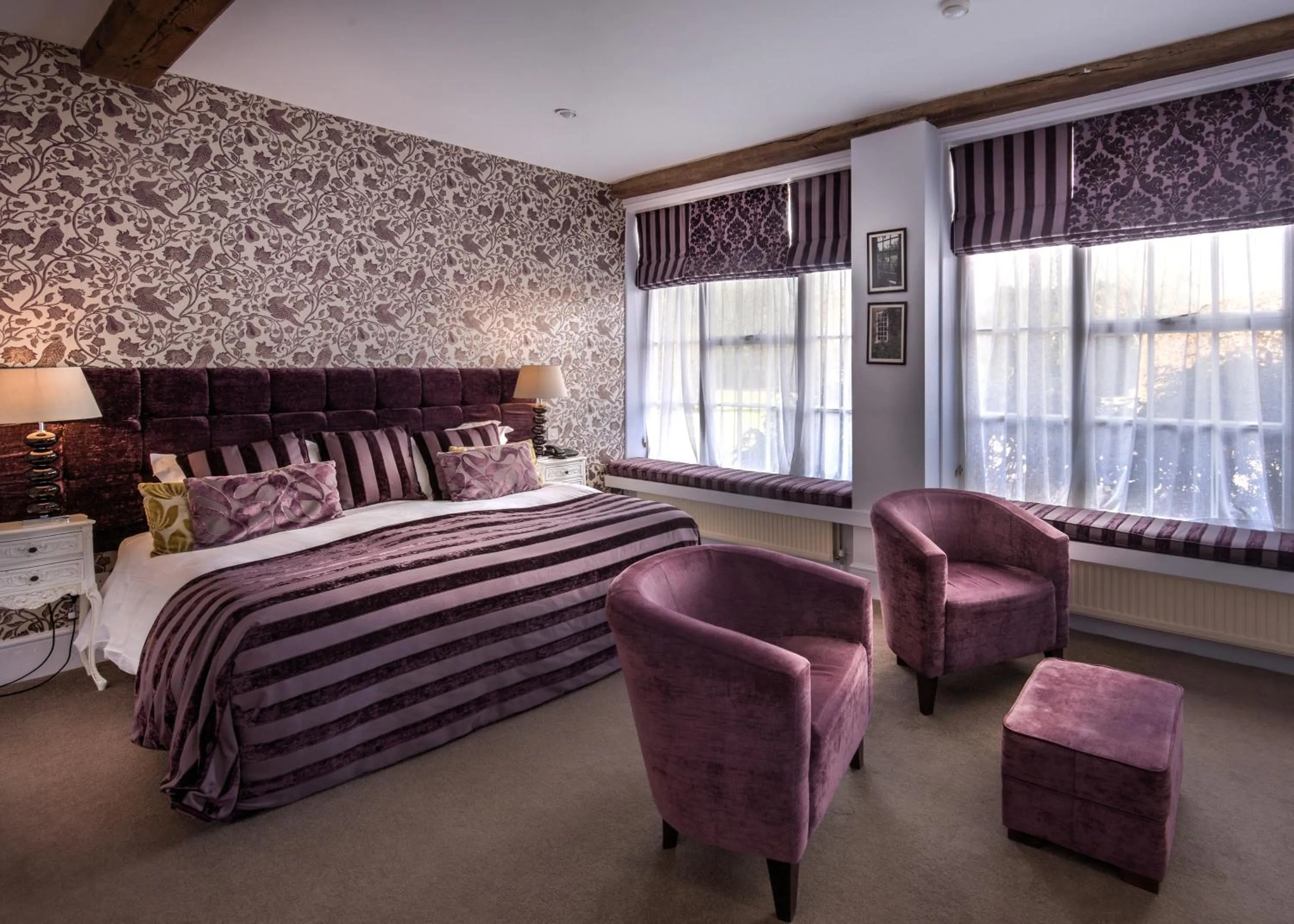 Bedroom, Bed in Hintlesham Hall Hotel