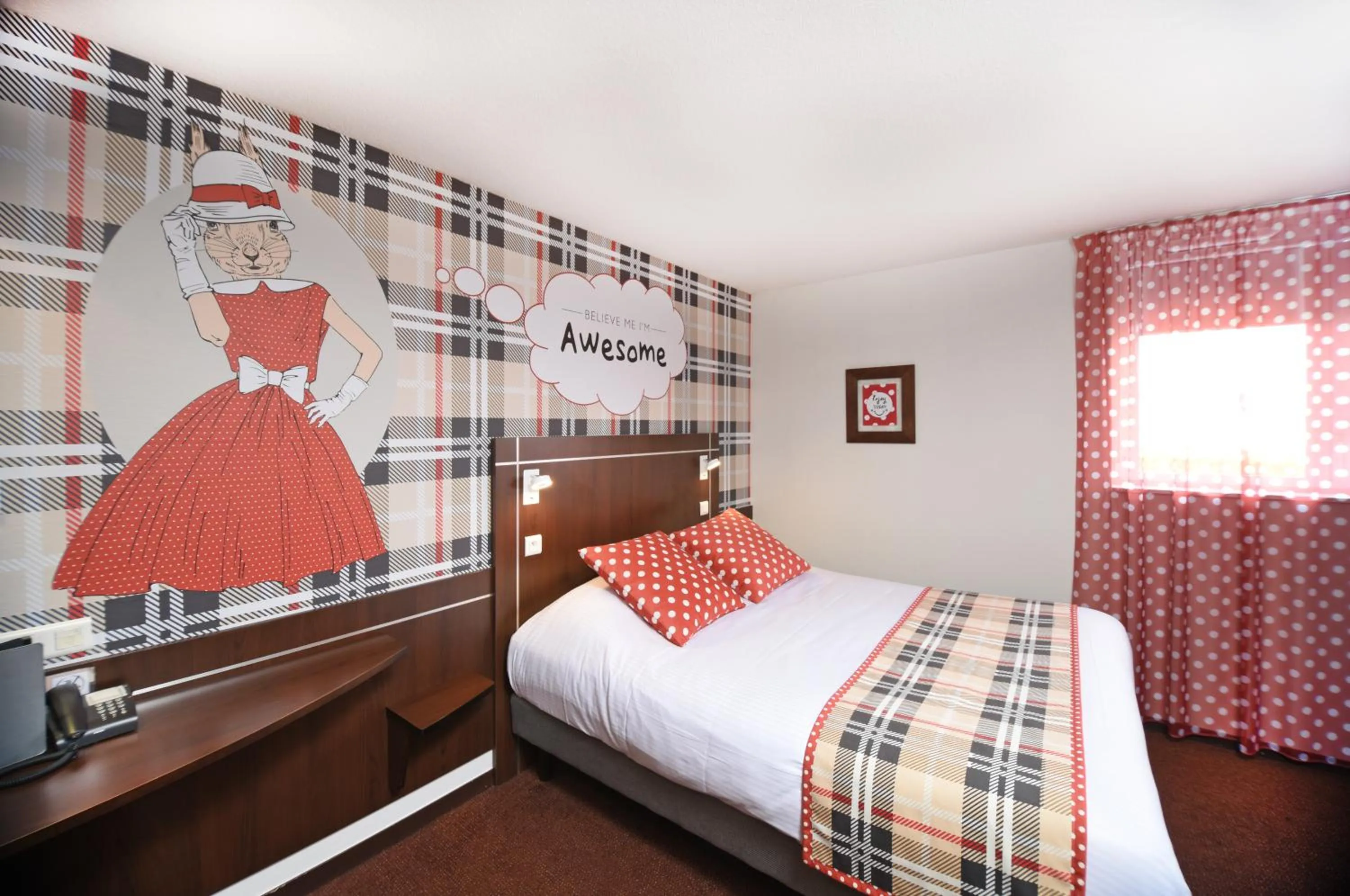 Bed in Logis Boutique Hotel Novalis