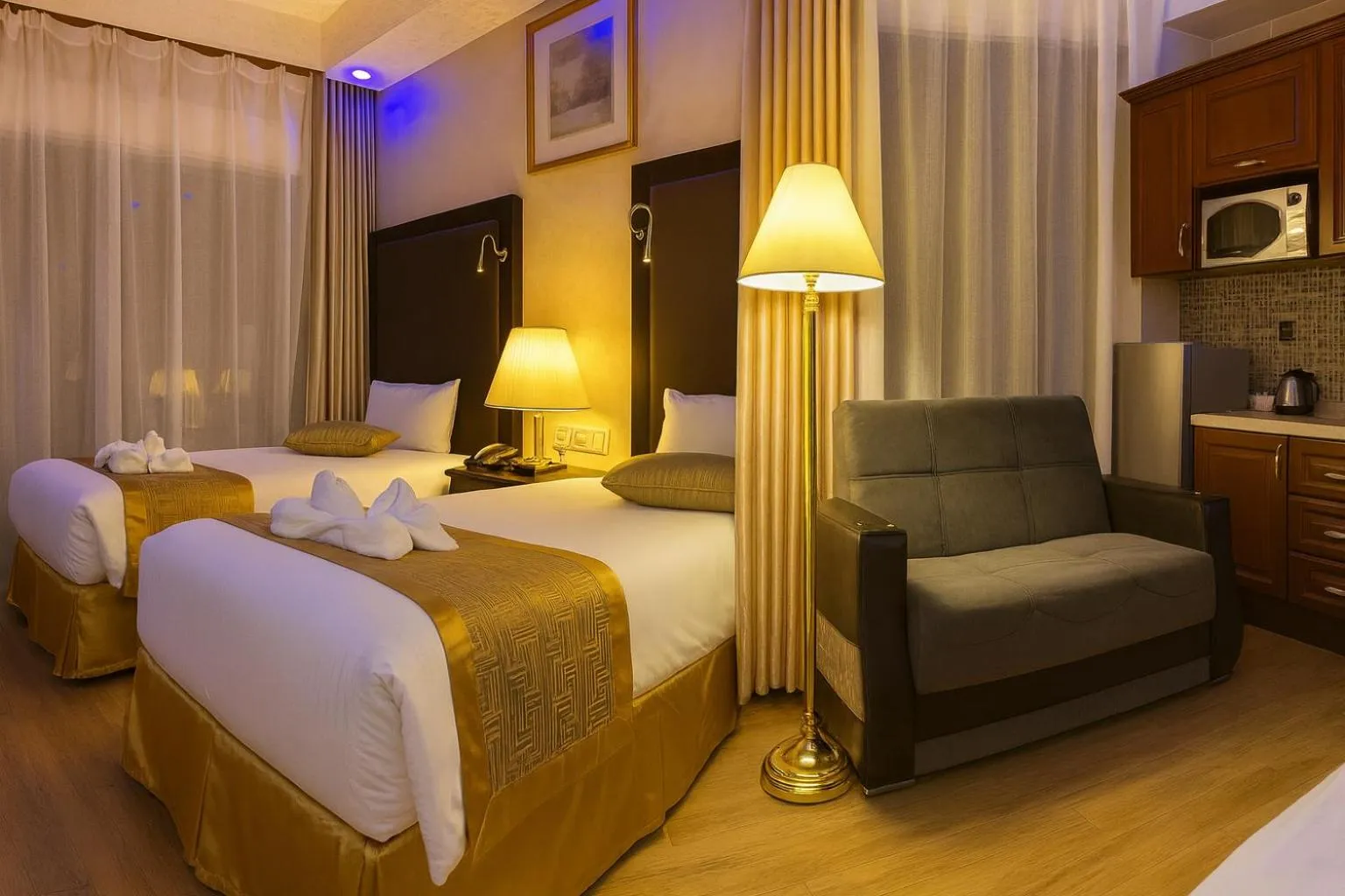 Photo of the whole room, Bed in Aljamal Hotel