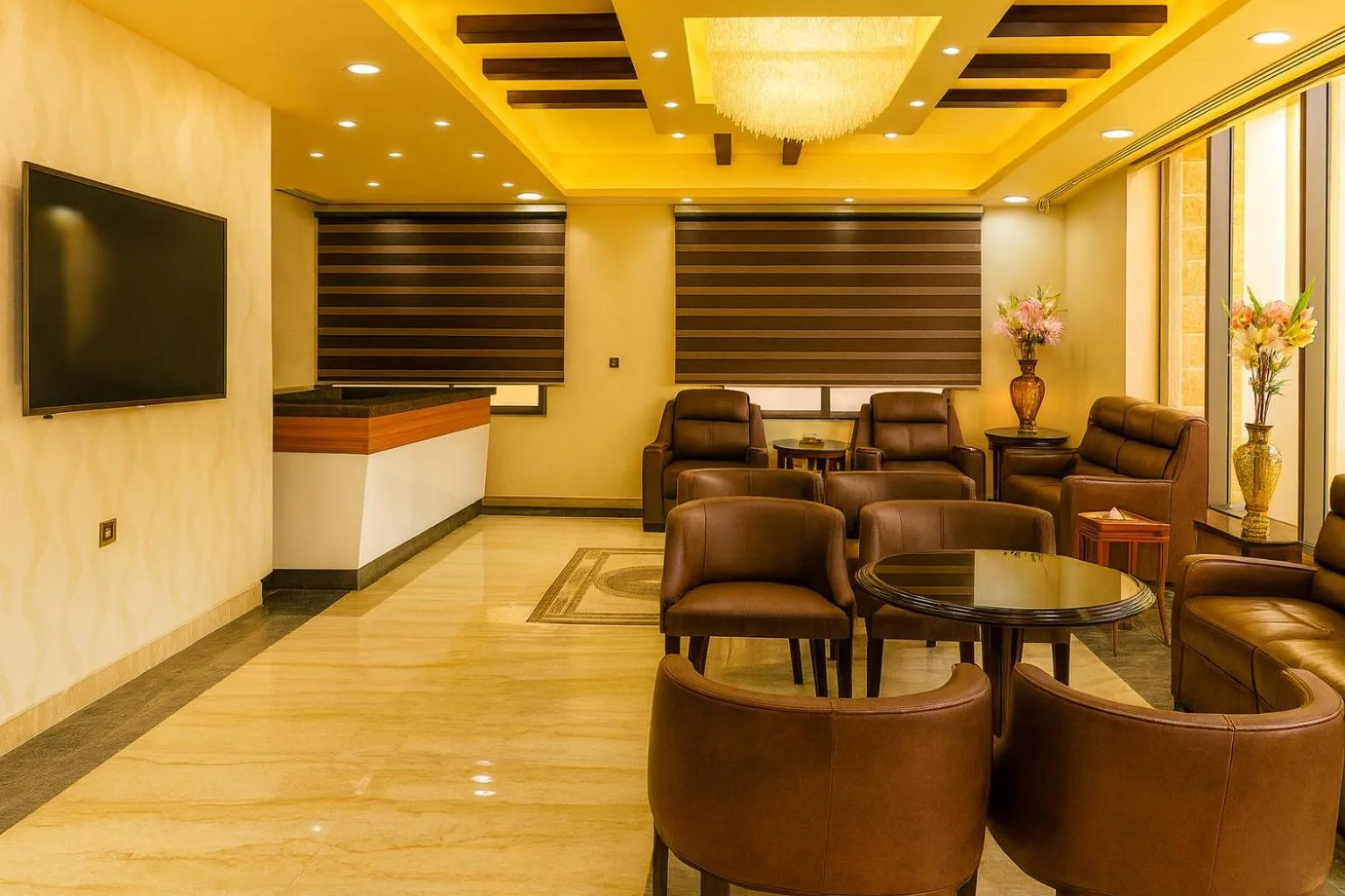 Lobby or reception in Aljamal Hotel